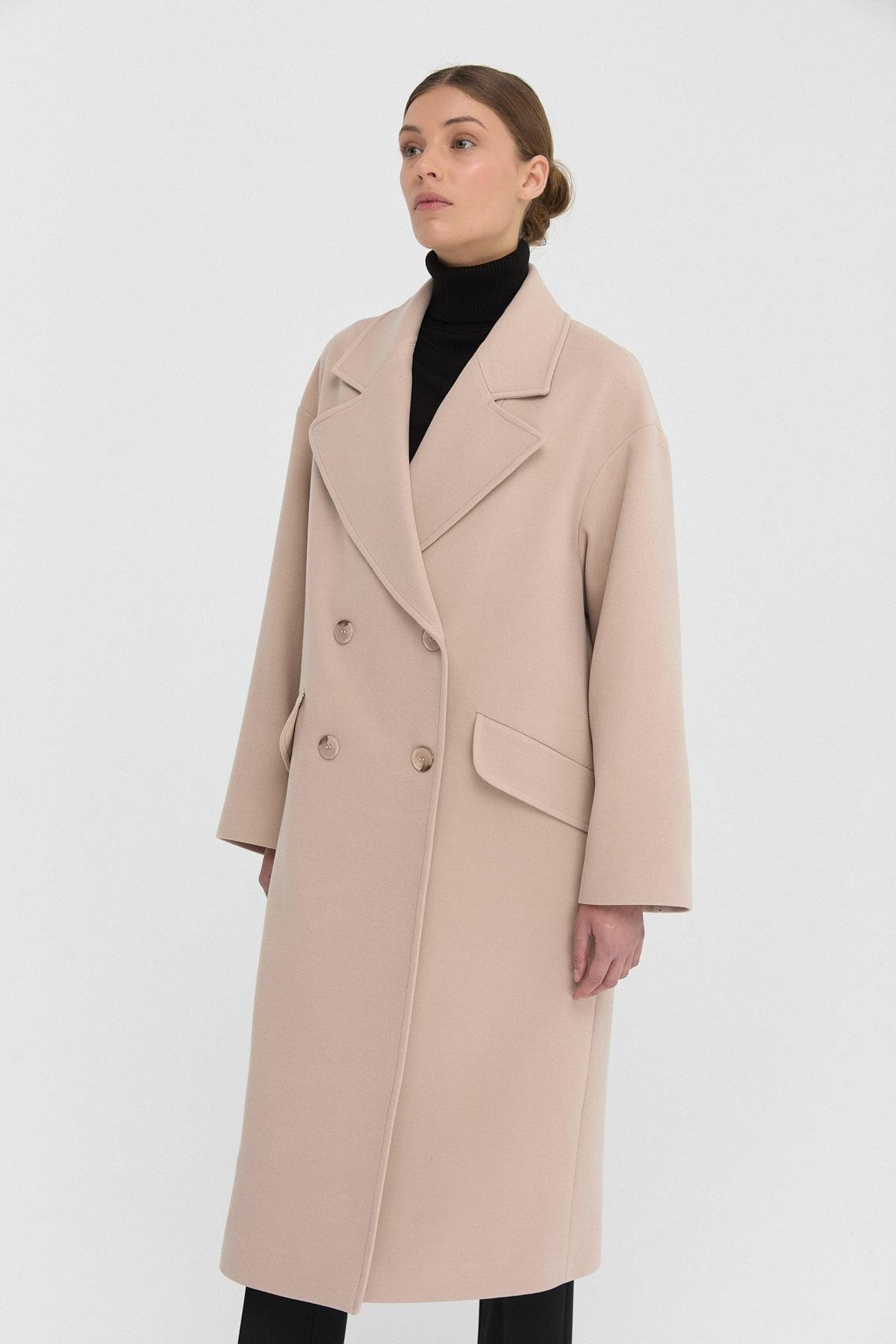 Double-Breasted Coat{KATEGORİ}