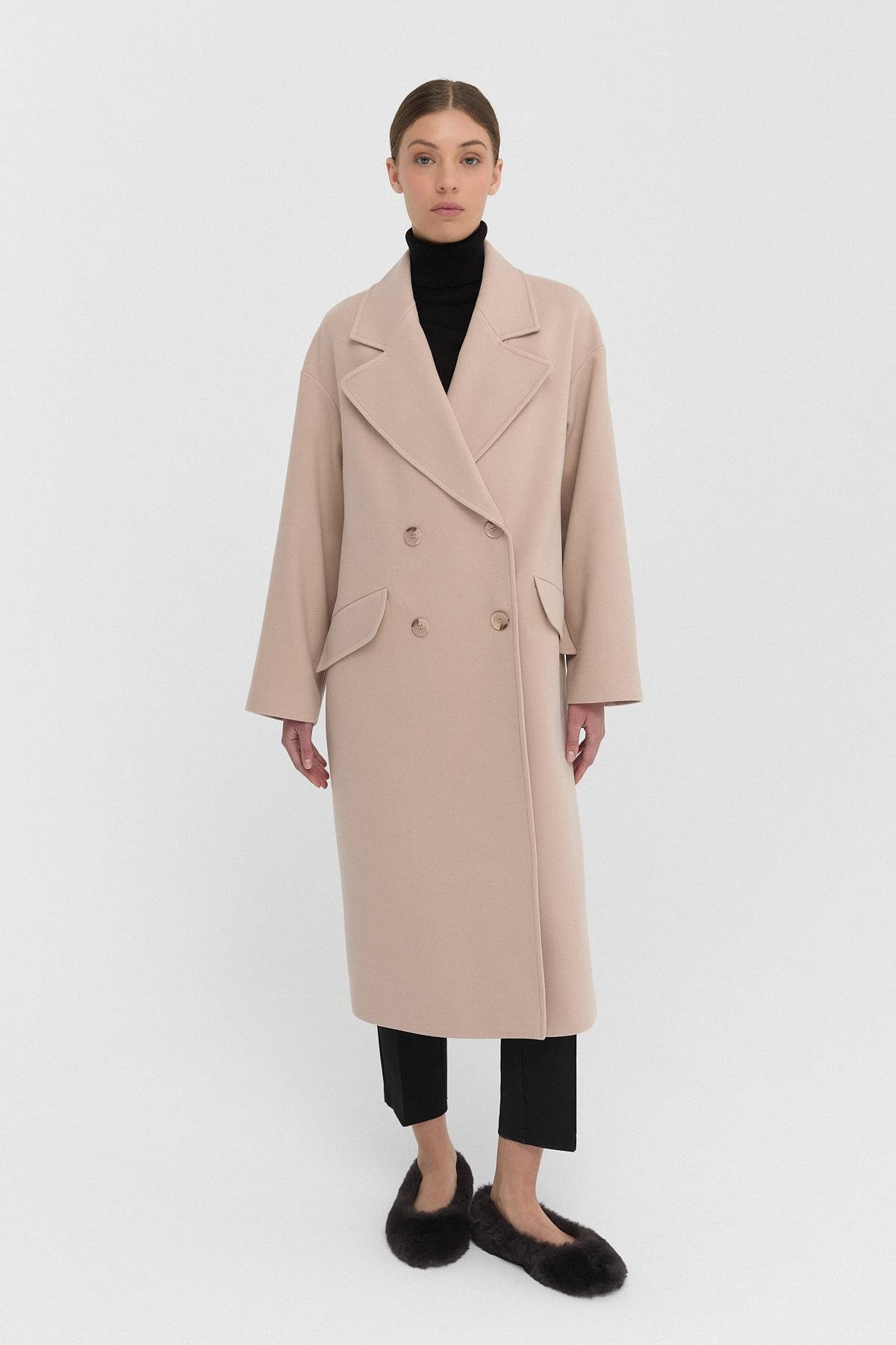 Double-Breasted Coat{KATEGORİ}