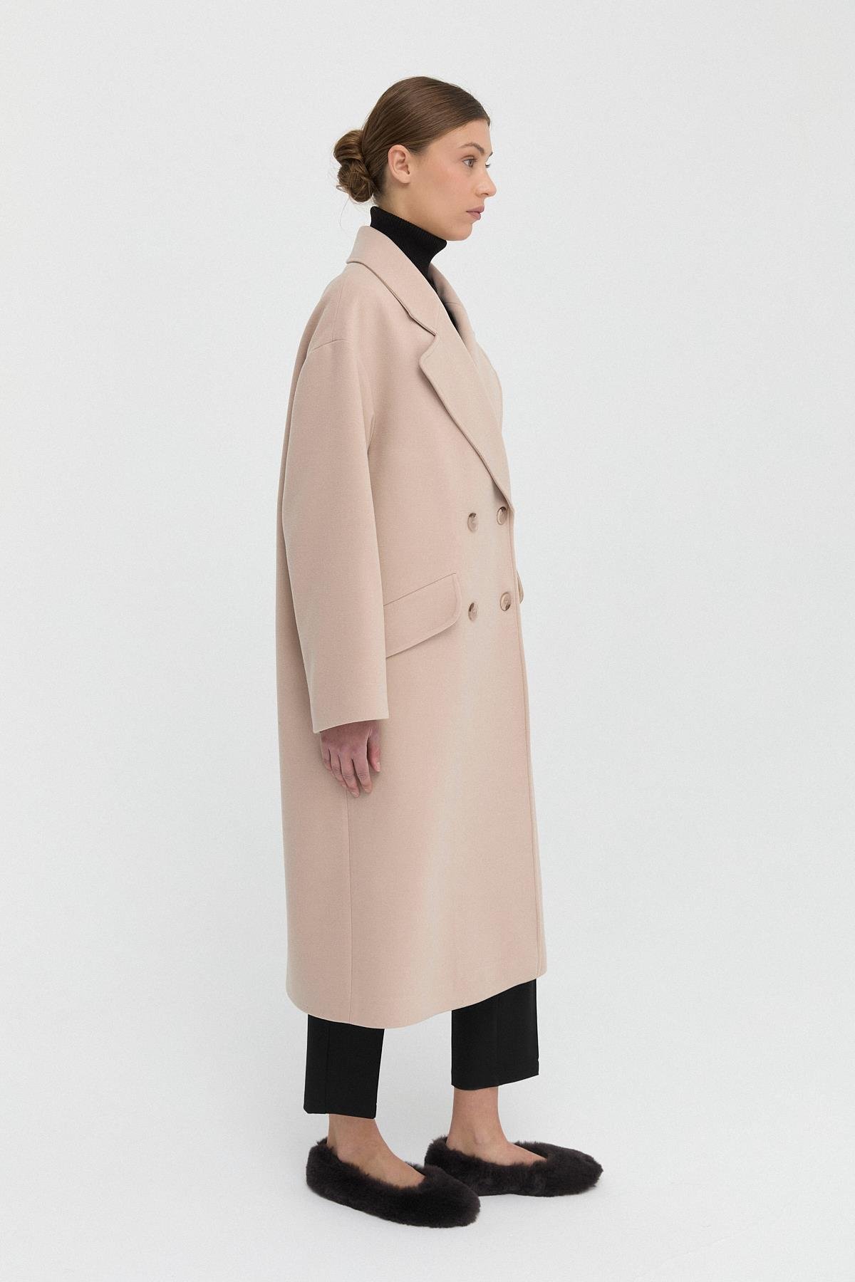 Double-Breasted Coat{KATEGORİ}