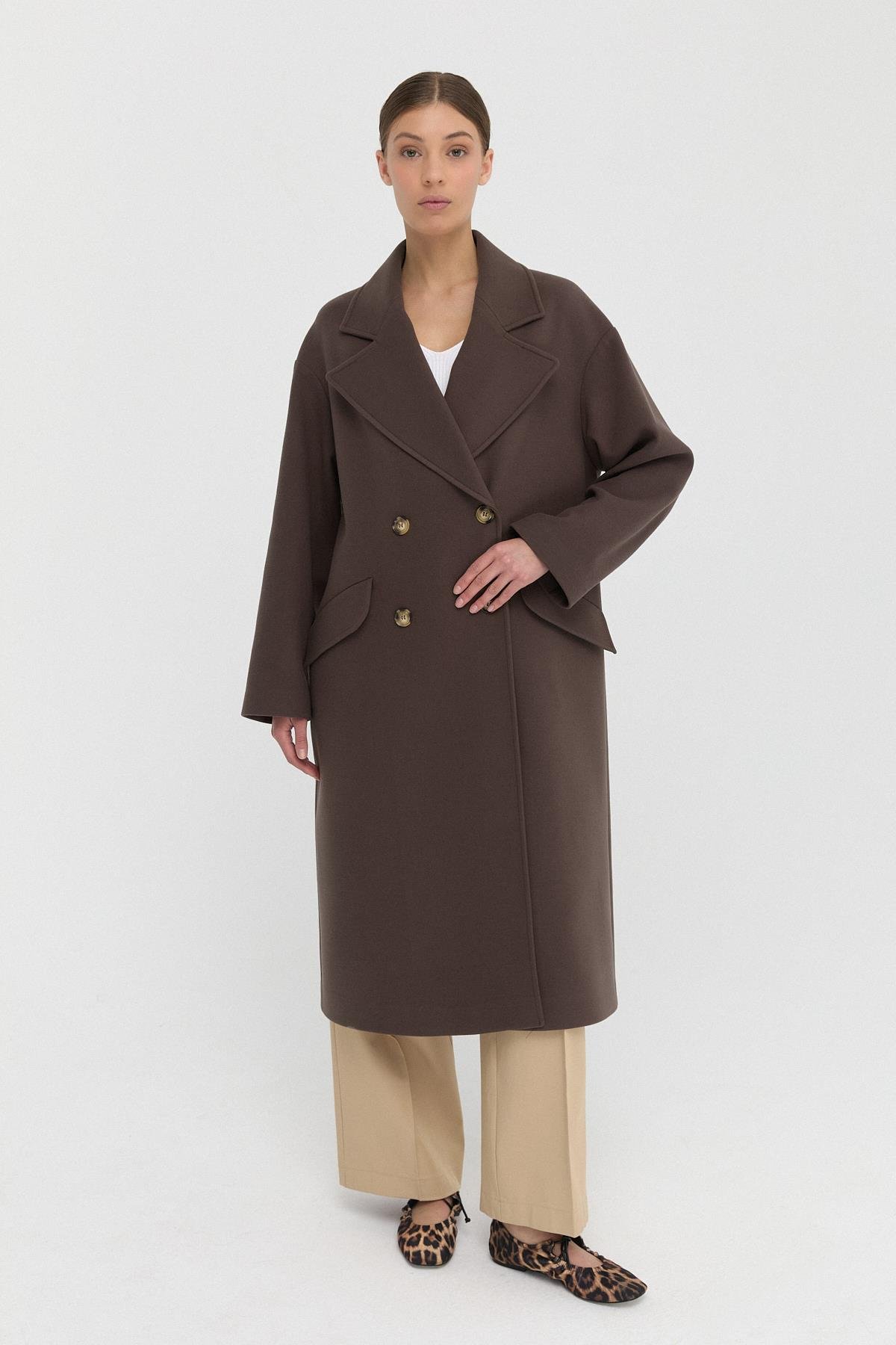 Double-Breasted Coat{KATEGORİ}