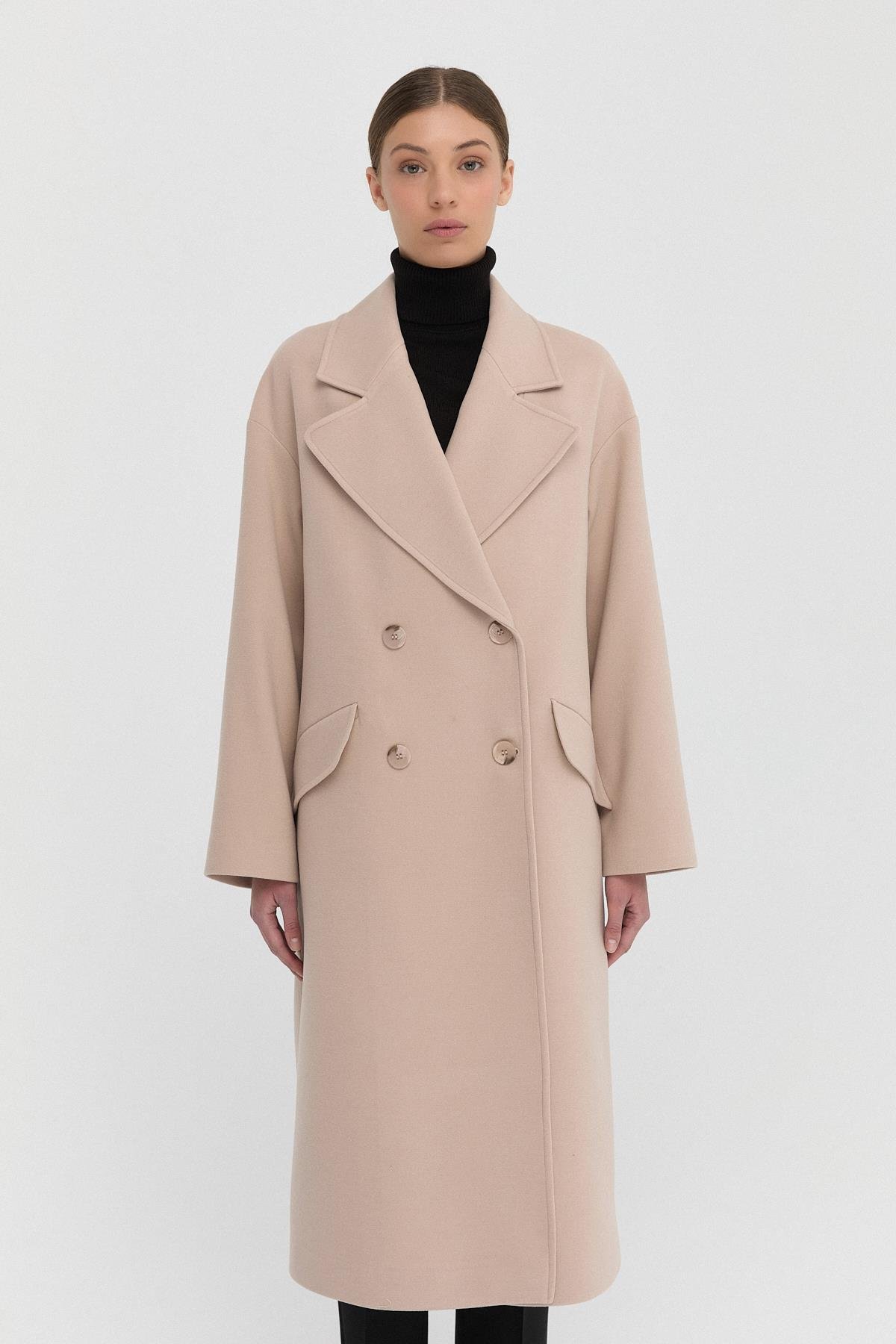 Double-Breasted Coat{KATEGORİ}