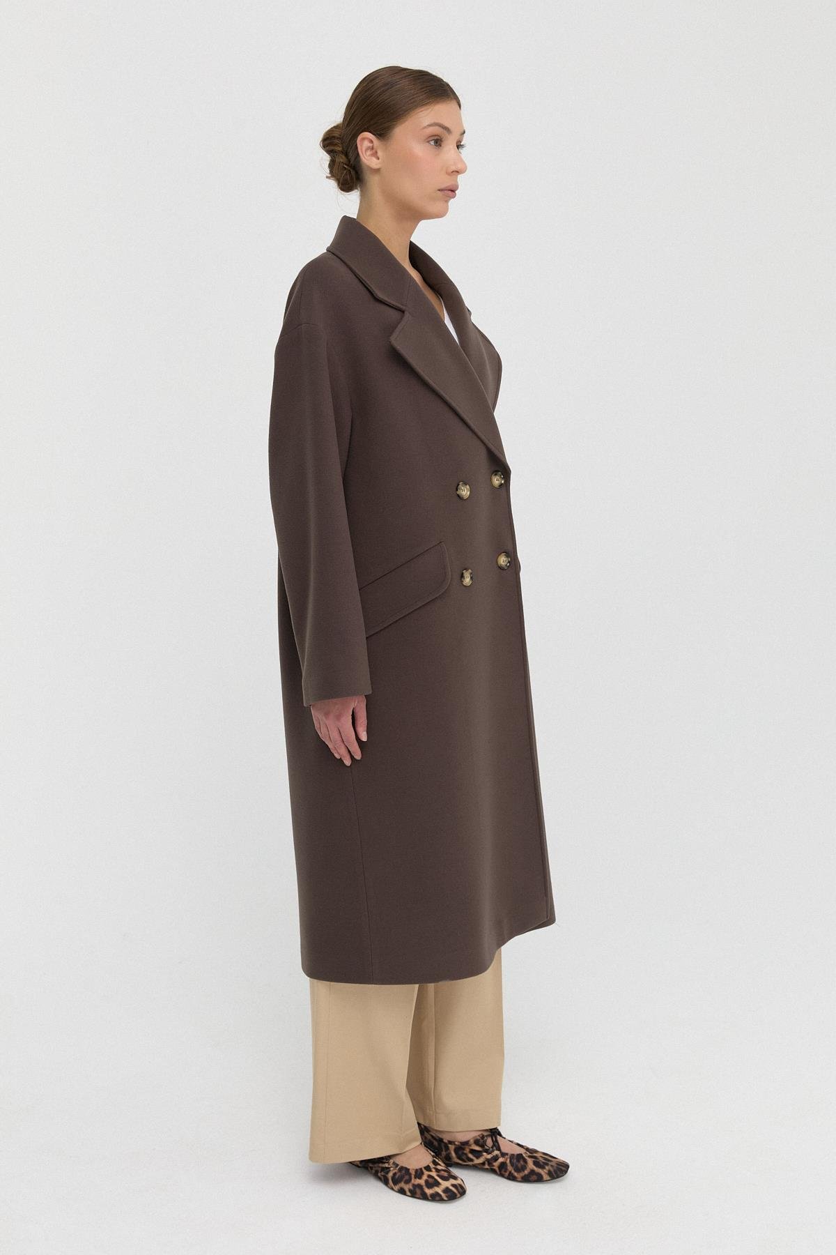 Double-Breasted Coat{KATEGORİ}
