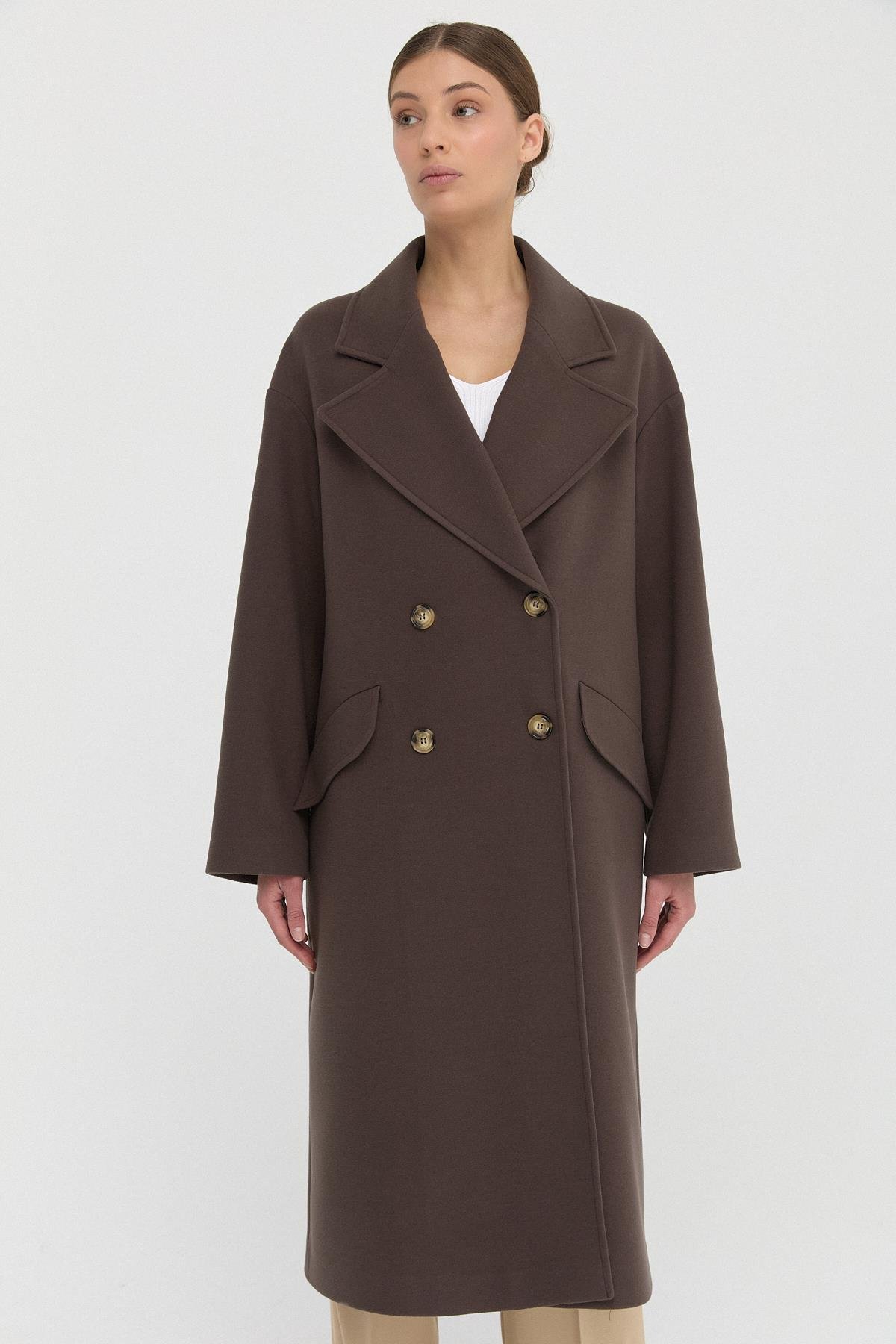 Double-Breasted Coat{KATEGORİ}