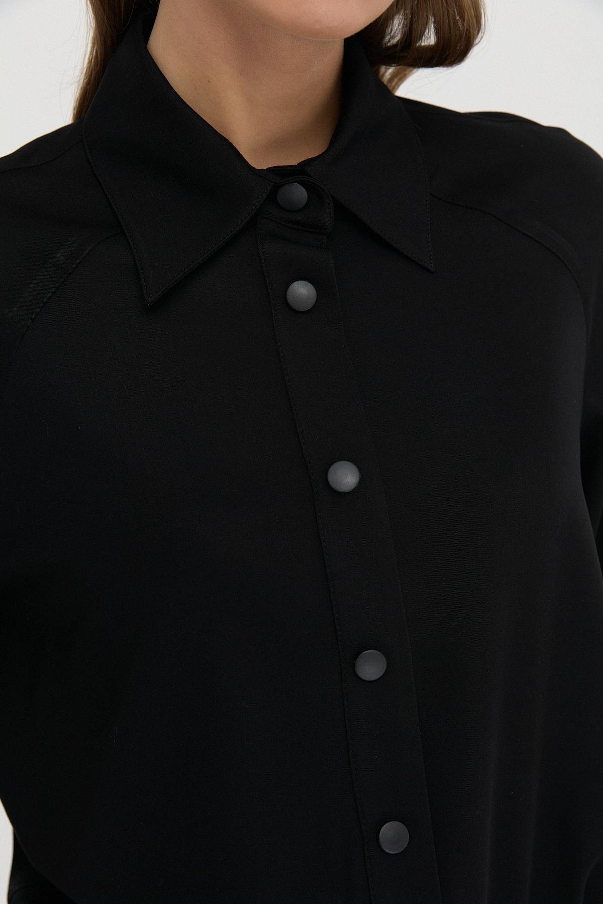 Çıtçıt Düğmeli Bomber Gömlek{KATEGORİ}