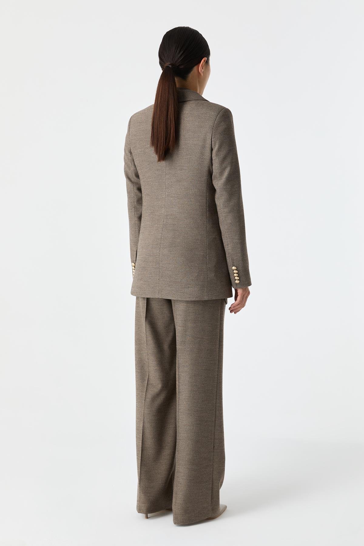 Dore Düğmeli Takım Blazer BRONZ BEJ{KATEGORİ}