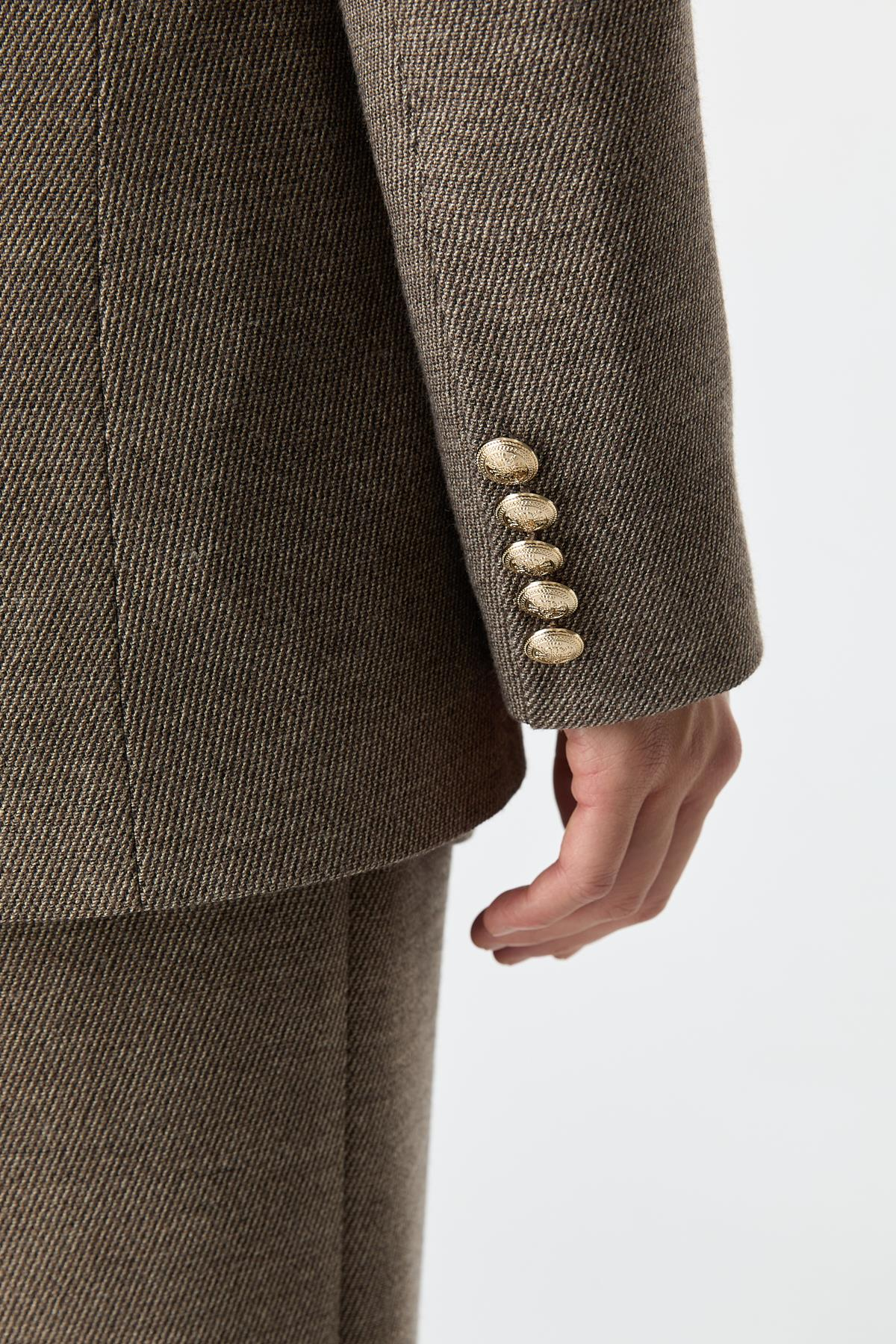 Dore Düğmeli Takım Blazer BRONZ BEJ{KATEGORİ}