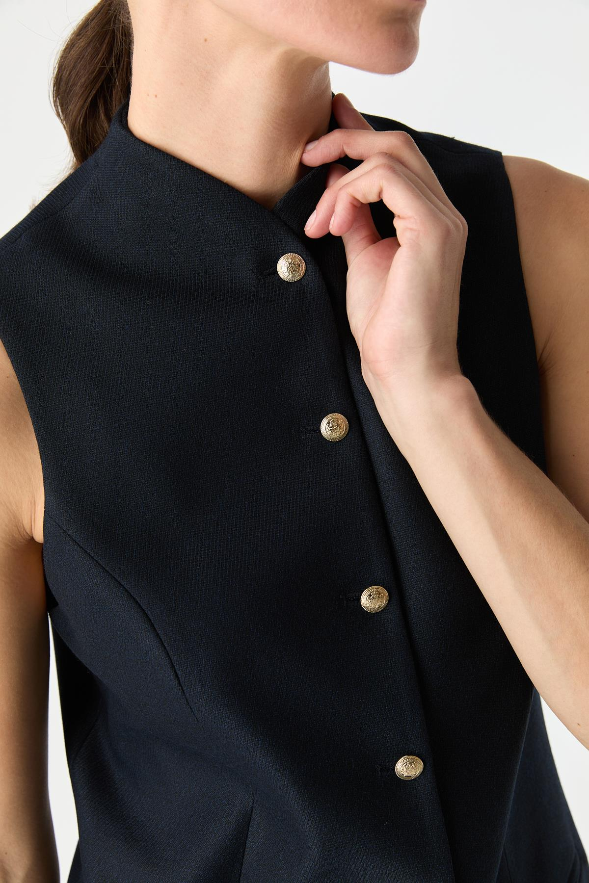 Dore Düğmeli Takım Yelek{KATEGORİ}