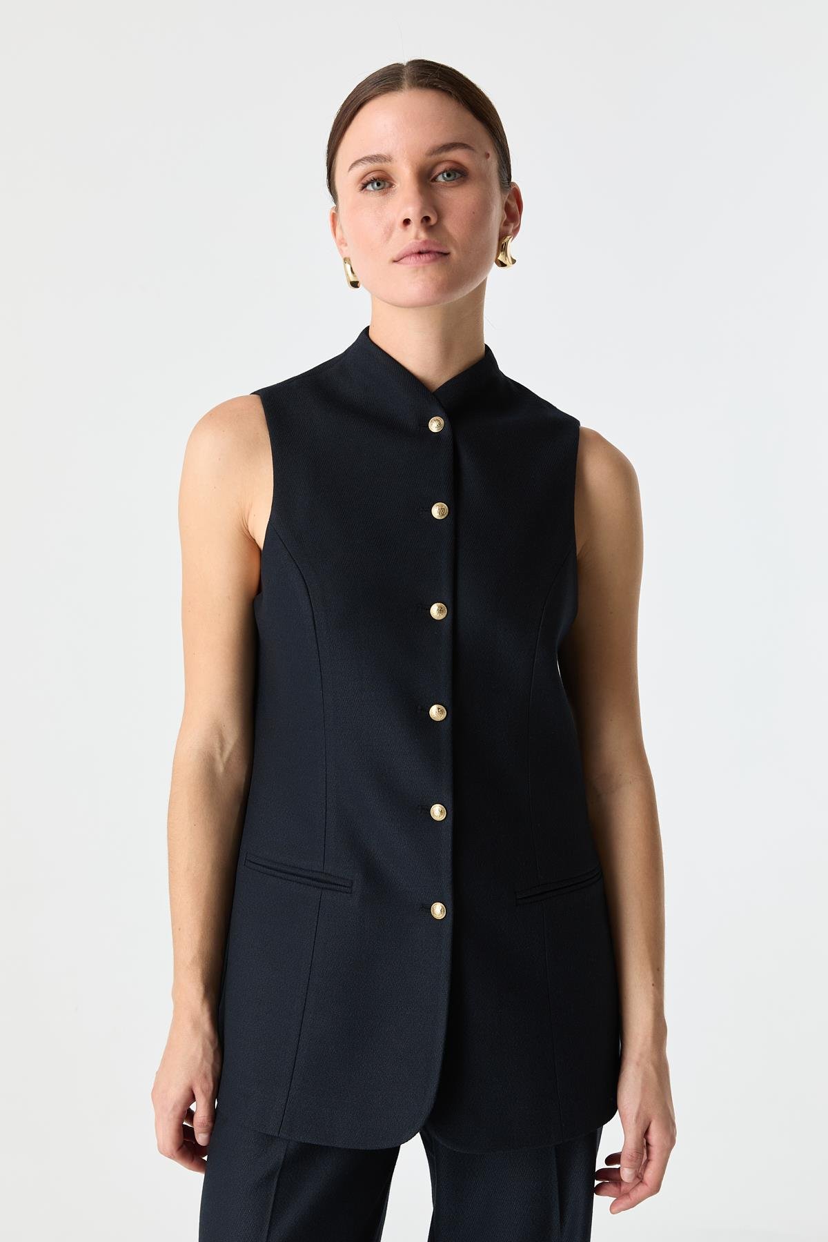 Dore Düğmeli Takım Yelek{KATEGORİ}