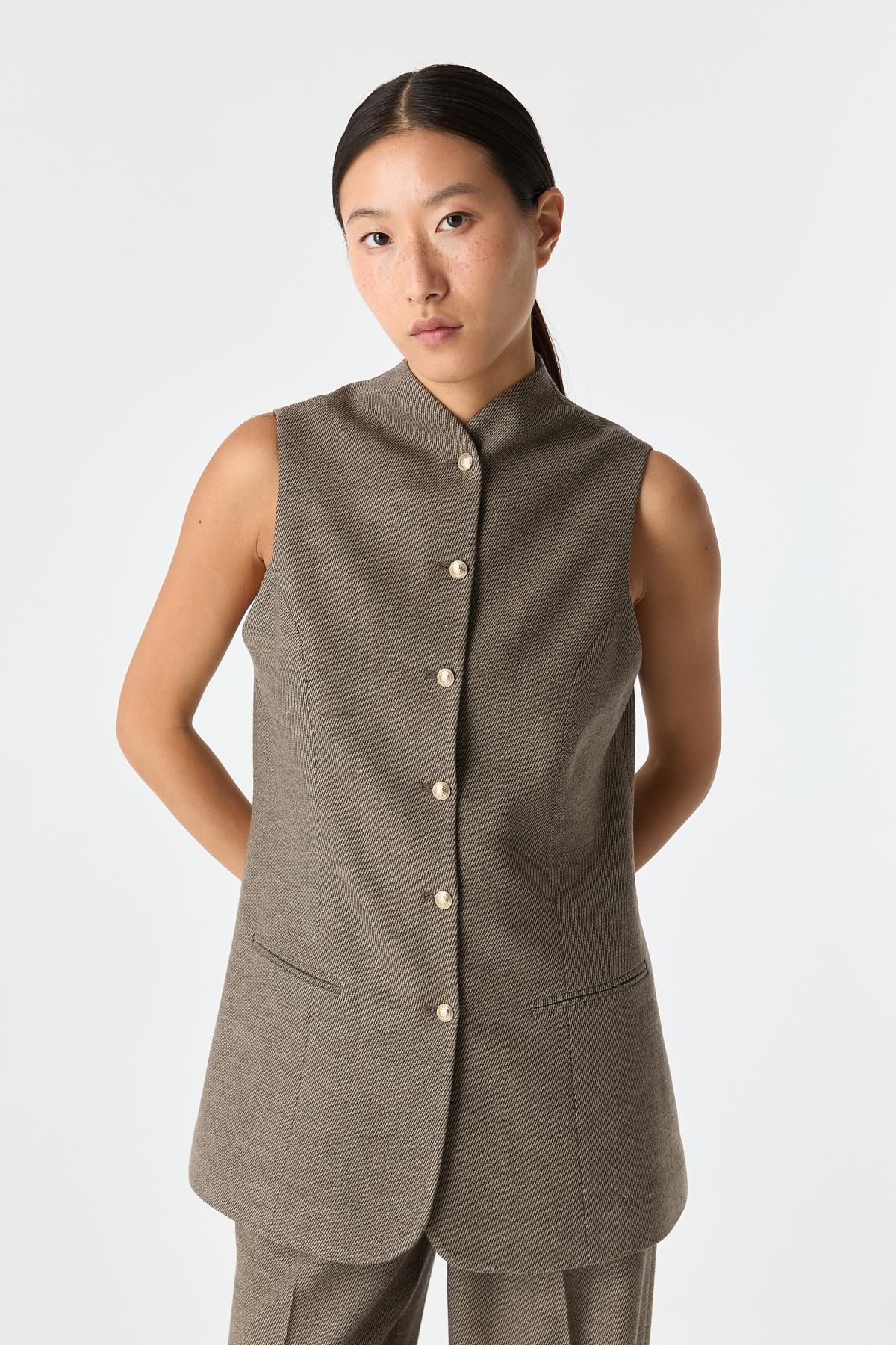 Dore Düğmeli Takım Yelek{KATEGORİ}