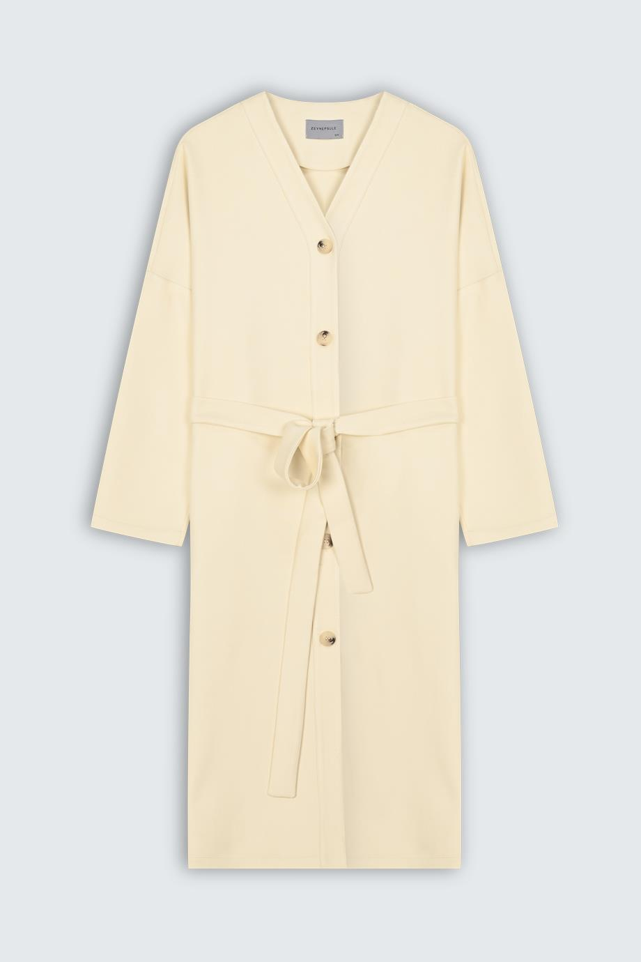 Buttoned Long Cardigan{KATEGORİ}