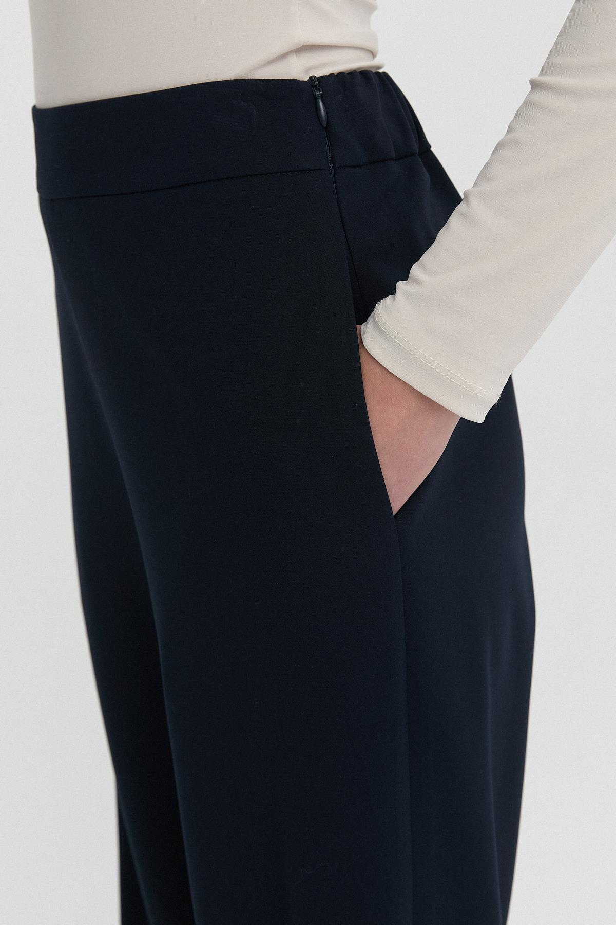 Elastik Bel Bantlı Bol Pantolon{KATEGORİ}