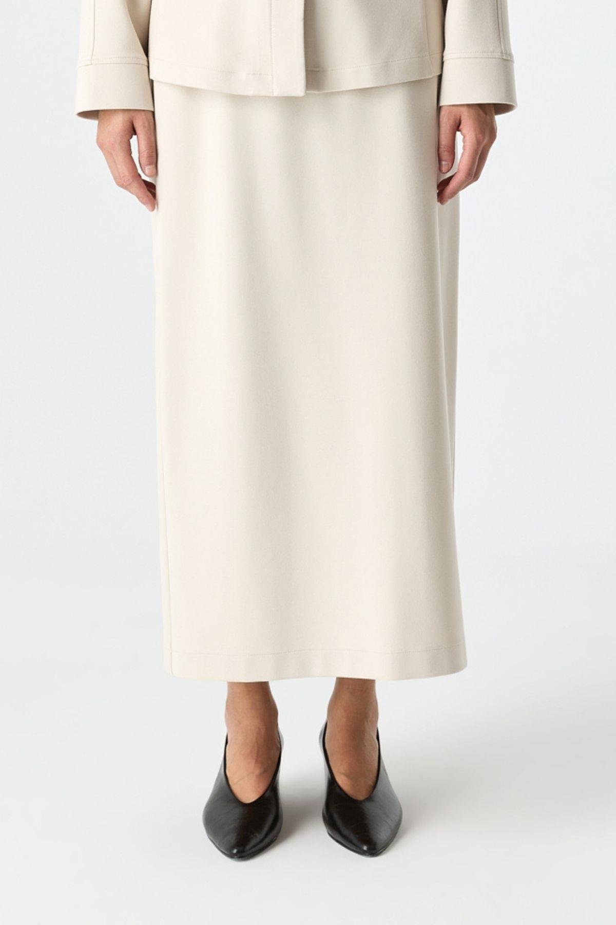 Esnek Dokulu Kalem Form Etek{KATEGORİ}