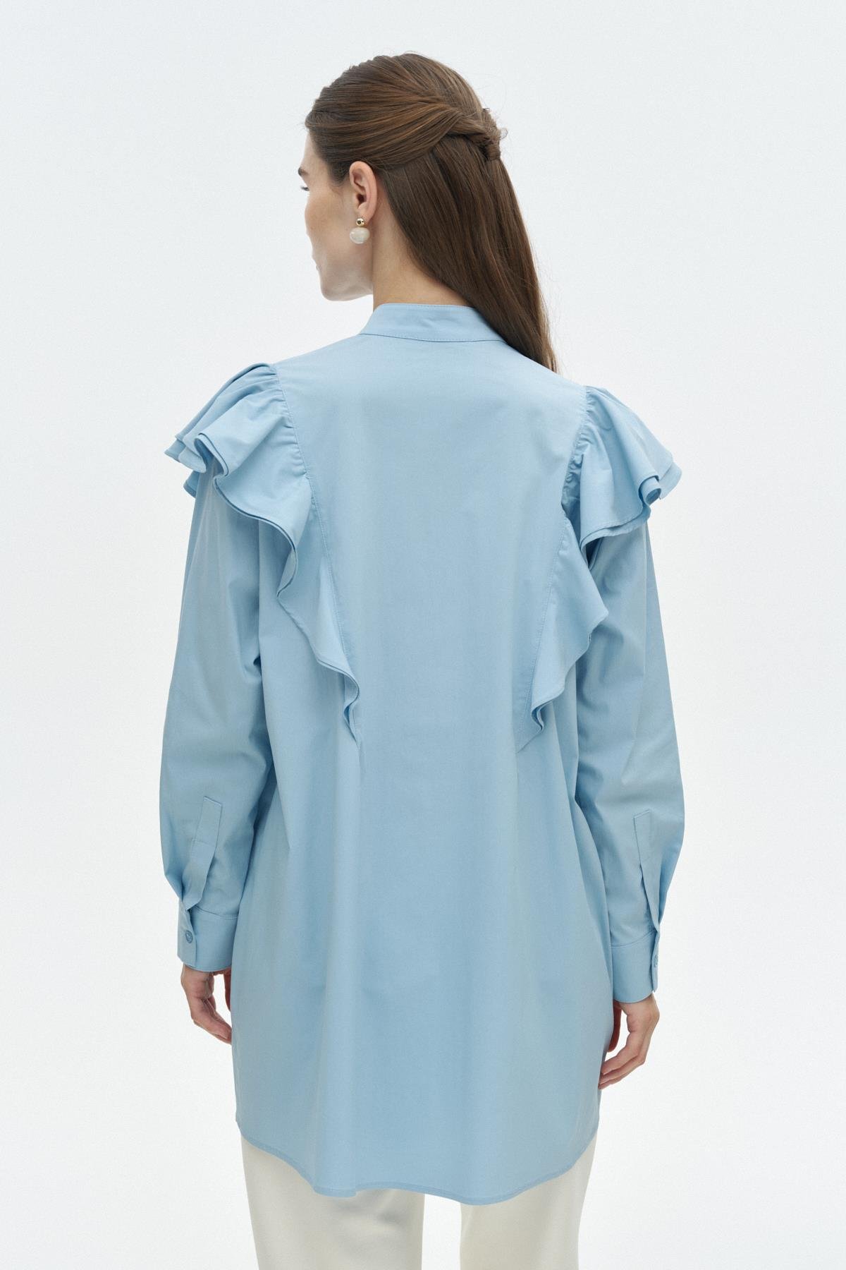 Fırfır Detaylı Gömlek{KATEGORİ}