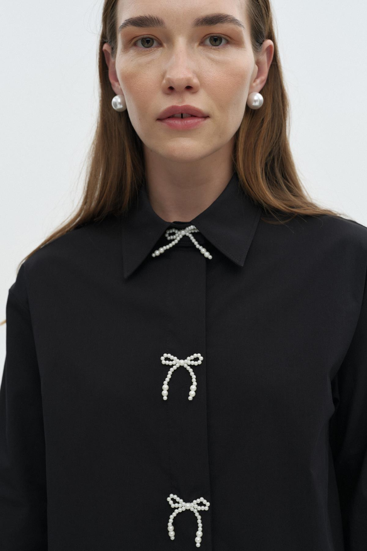 Fiyonklu Crop Gömlek{KATEGORİ}