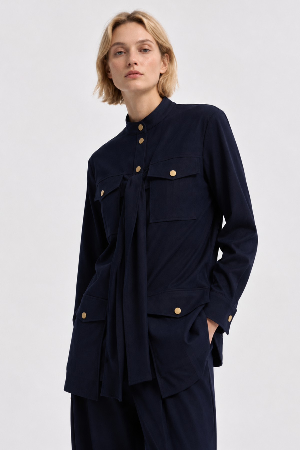 Fiyonklu Utility Ceket{KATEGORİ}