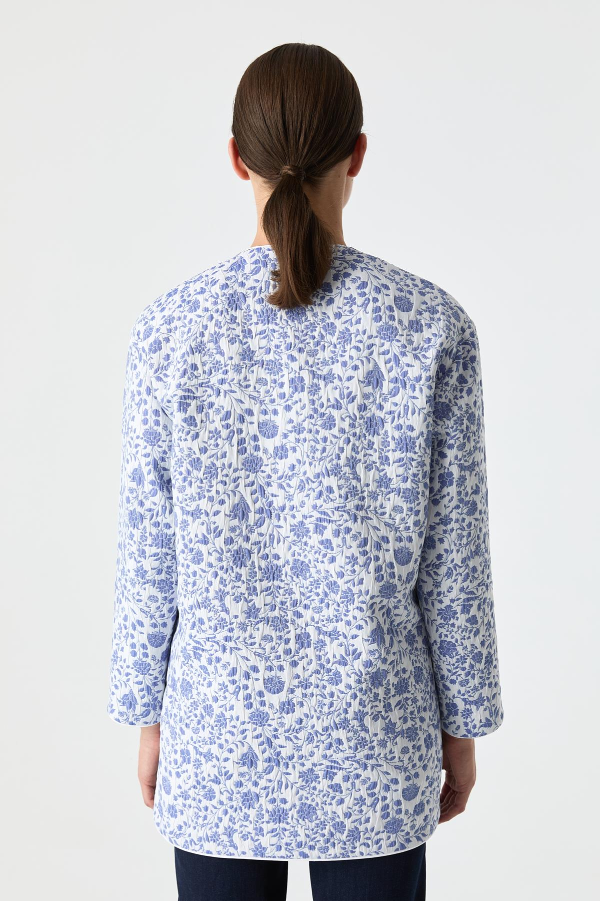 İnce Kapitone Desenli Mont MAVİ{KATEGORİ}