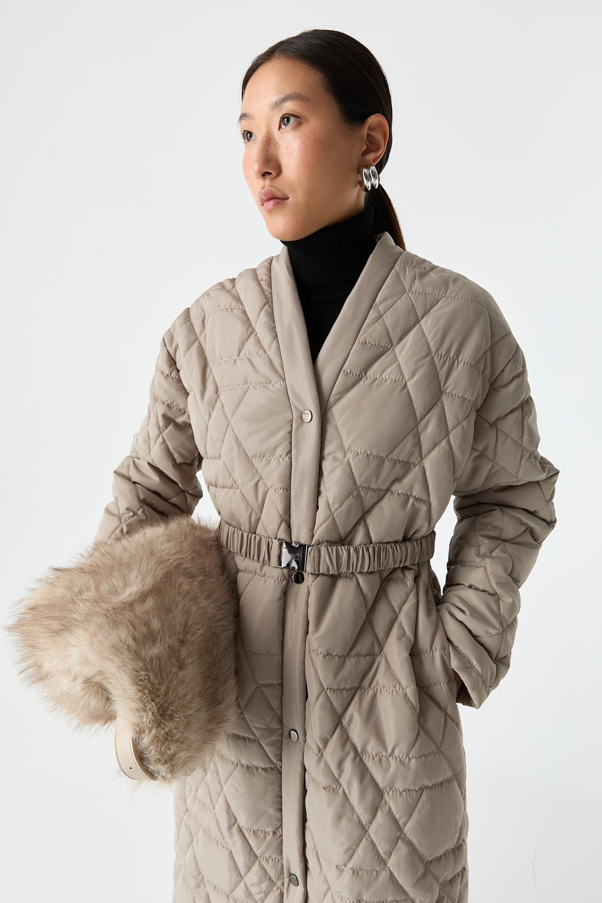 Kapitone Kemerli Kaban VİZON{KATEGORİ}