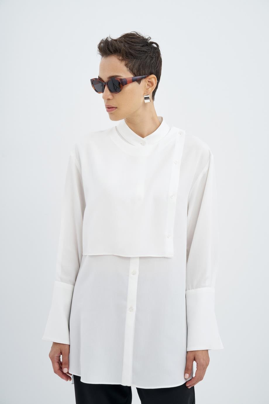 Square Layered Shirt{KATEGORİ}