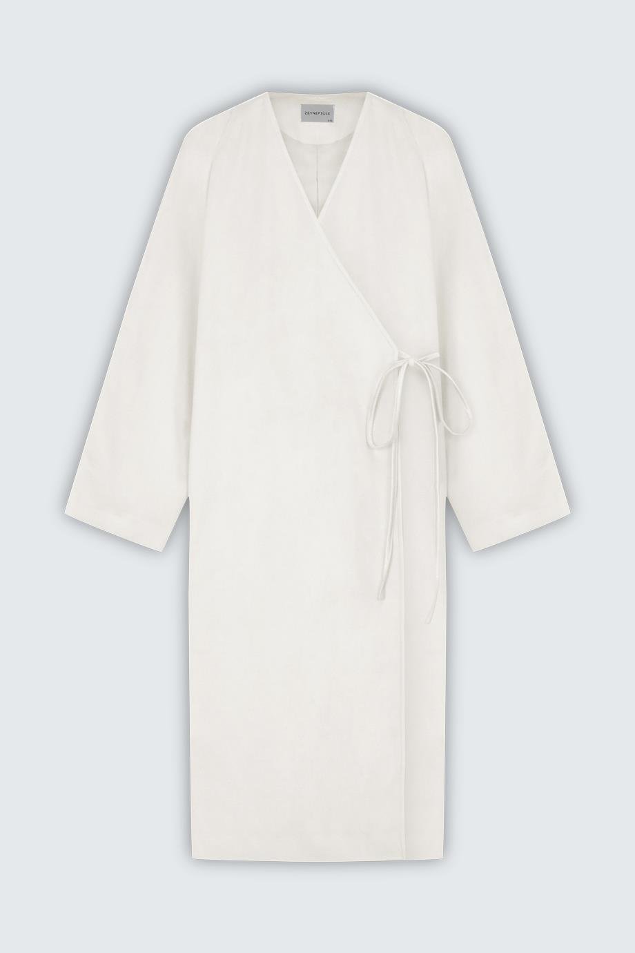 Tie-Front Coat{KATEGORİ}