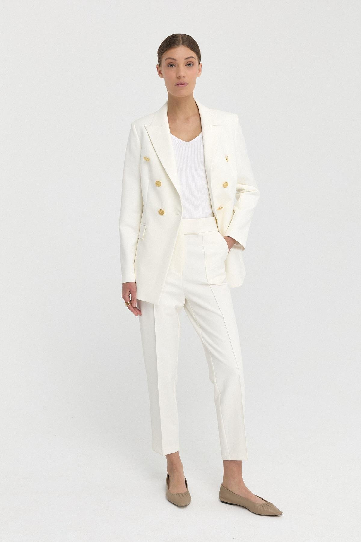 Kruvaze Blazer Ceket{KATEGORİ}