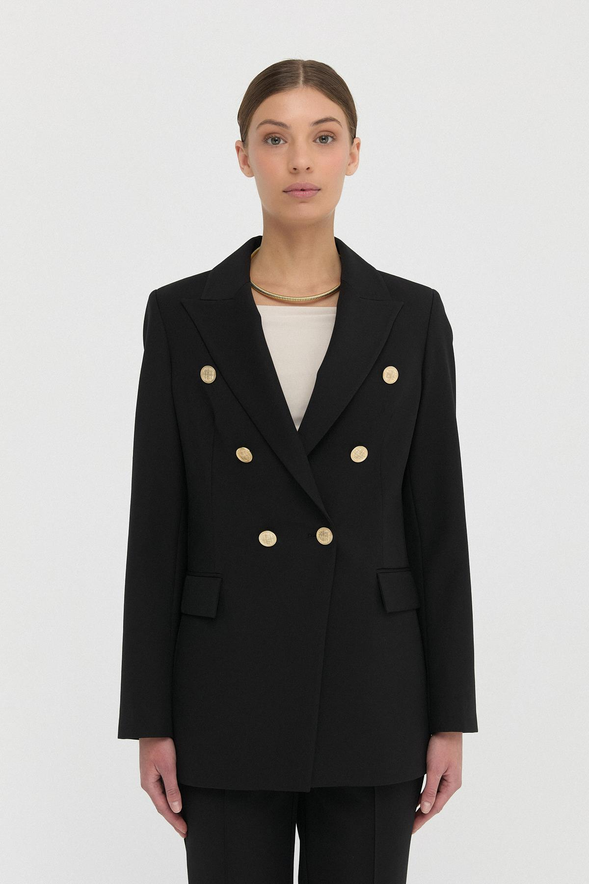 Kruvaze Blazer Ceket{KATEGORİ}