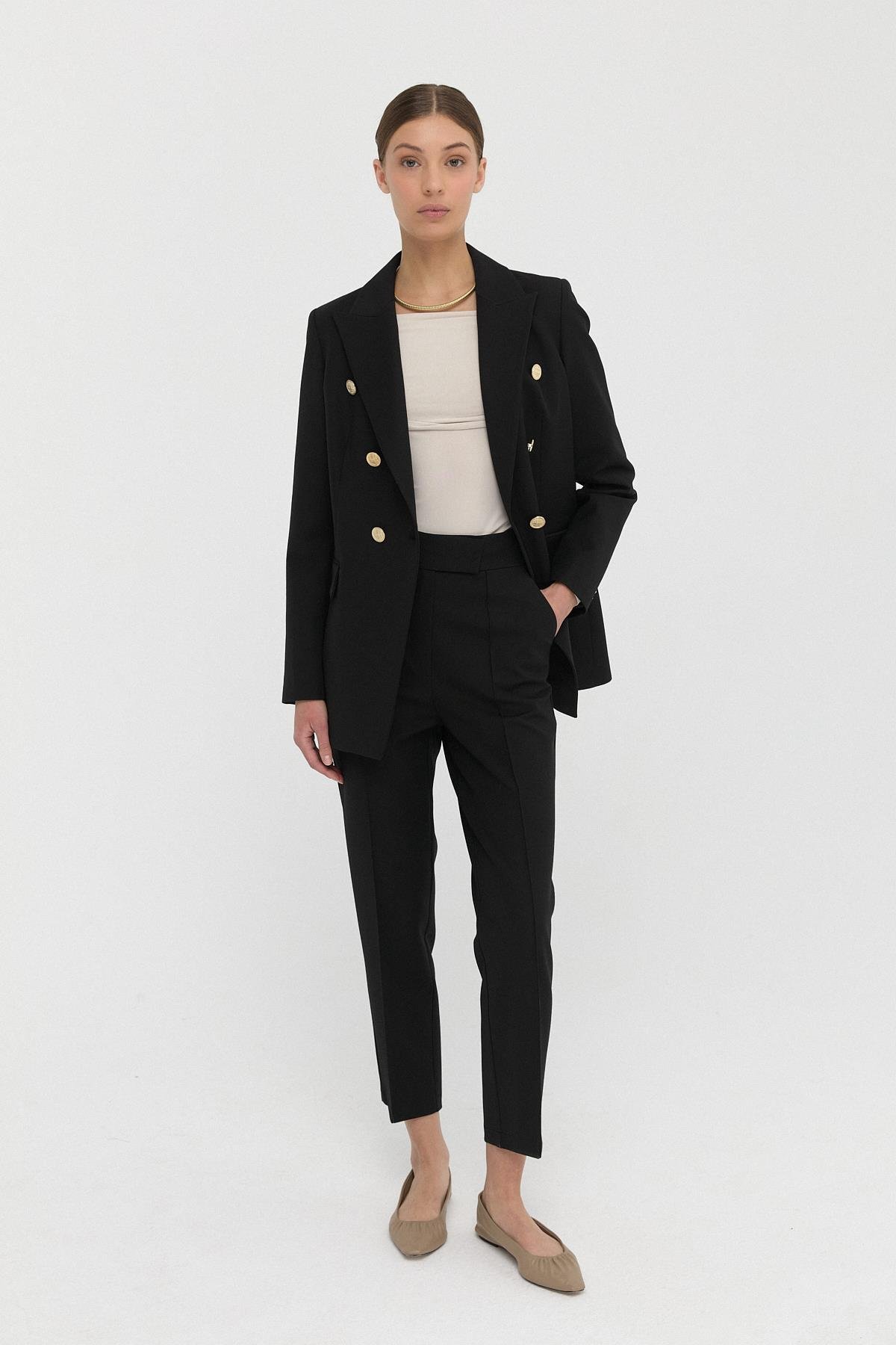 Kruvaze Blazer Ceket{KATEGORİ}