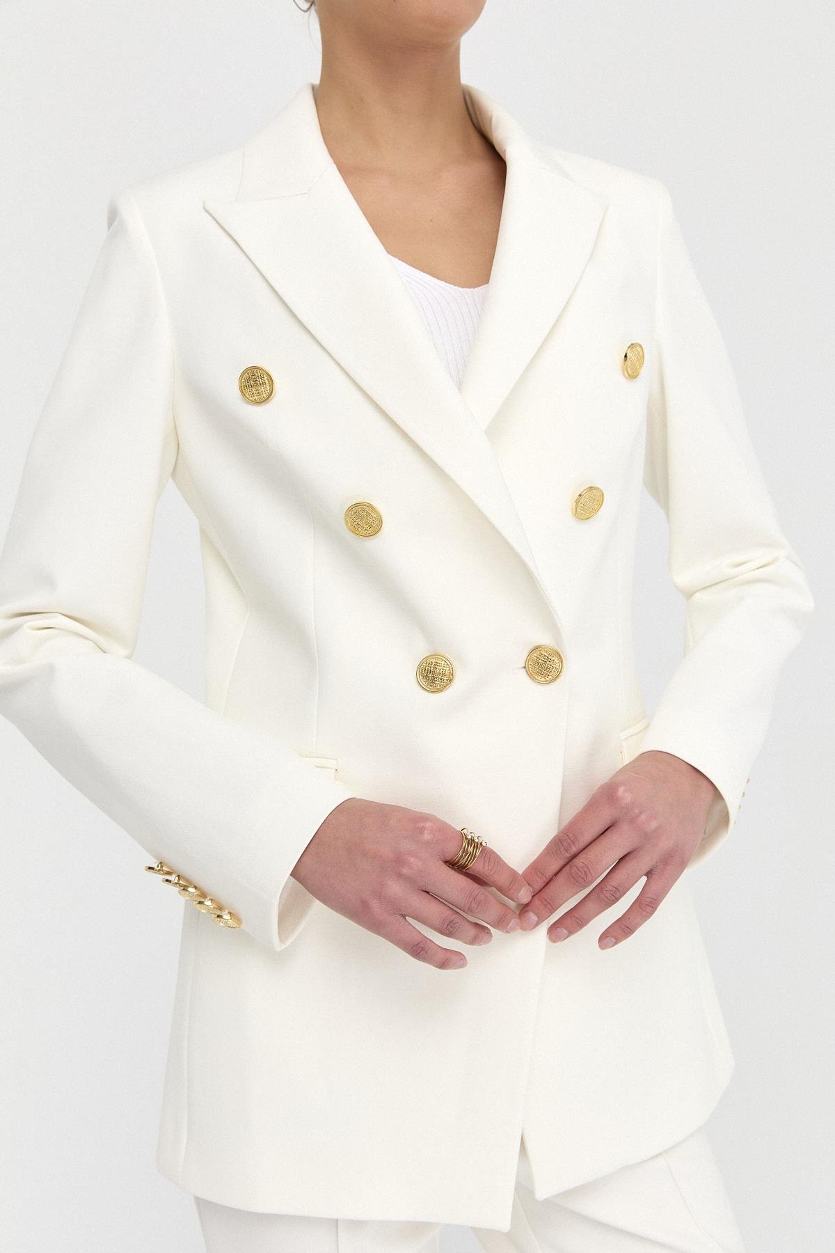 Kruvaze Blazer Ceket{KATEGORİ}