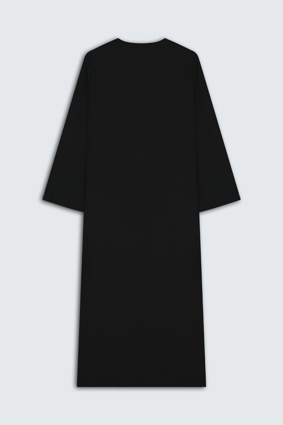 Straight Belted Dress{KATEGORİ}
