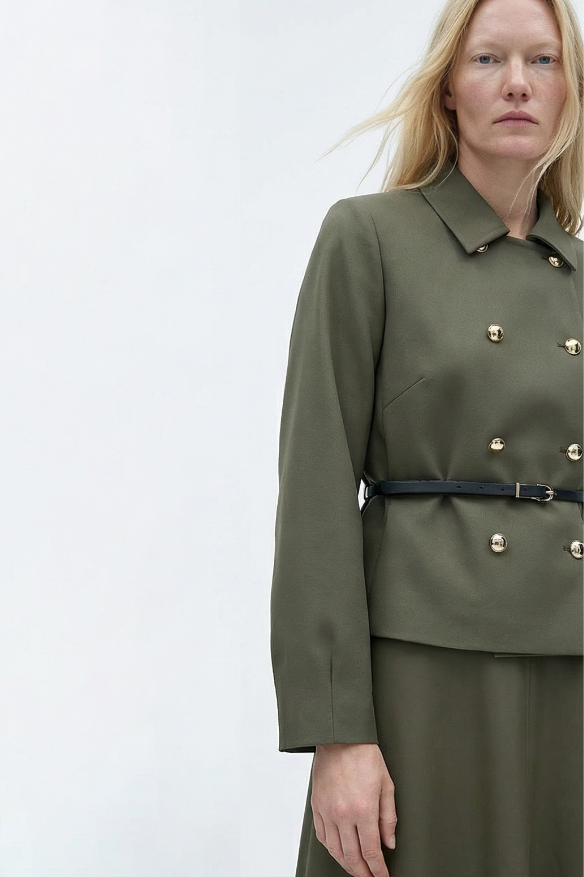 Modern Kesim Kısa Ceket HAKİ{KATEGORİ}