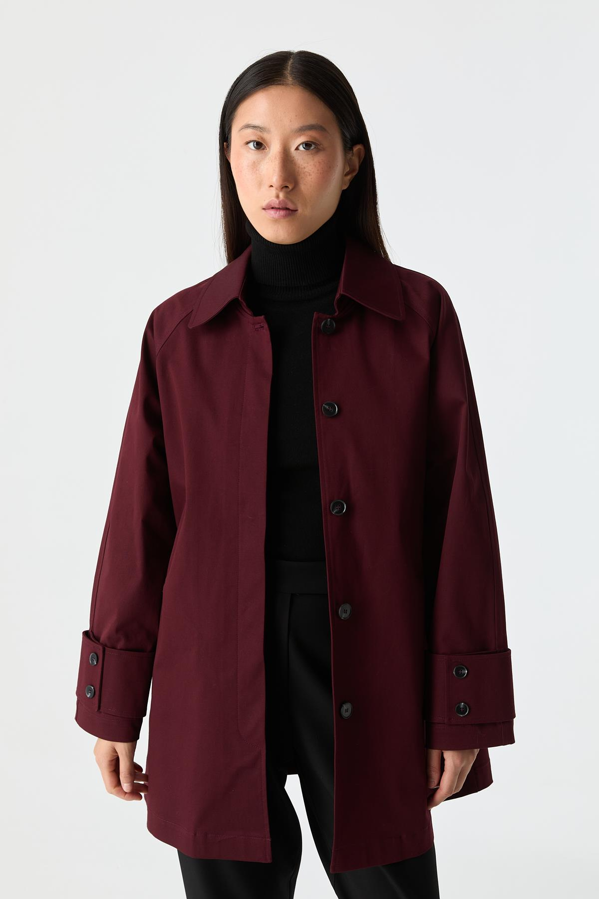 Pamuklu Trençkot{KATEGORİ}