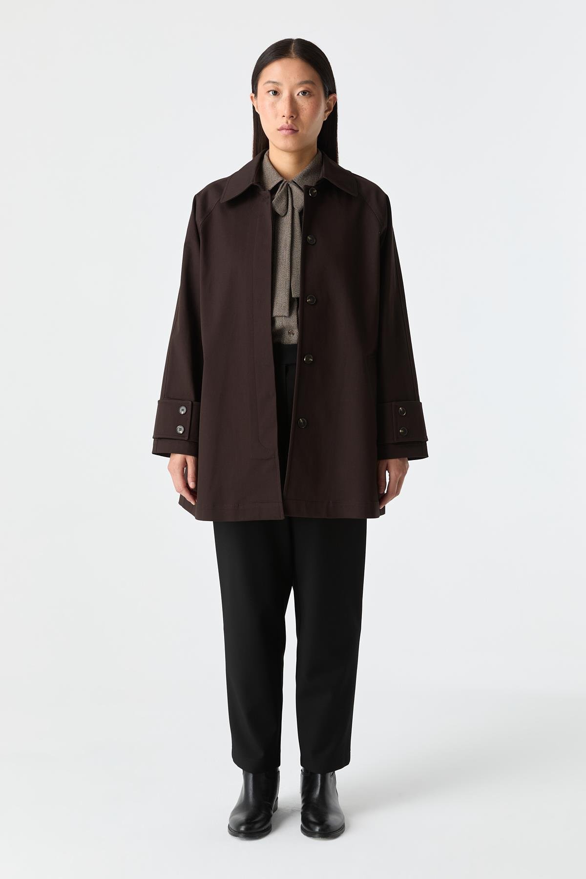 Pamuklu Trençkot{KATEGORİ}