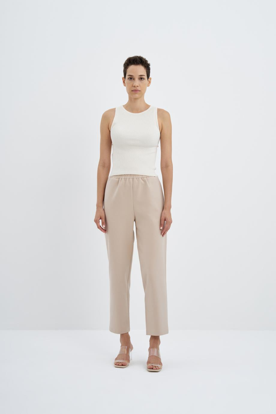 Pull-on Flowy Trousers{KATEGORİ}