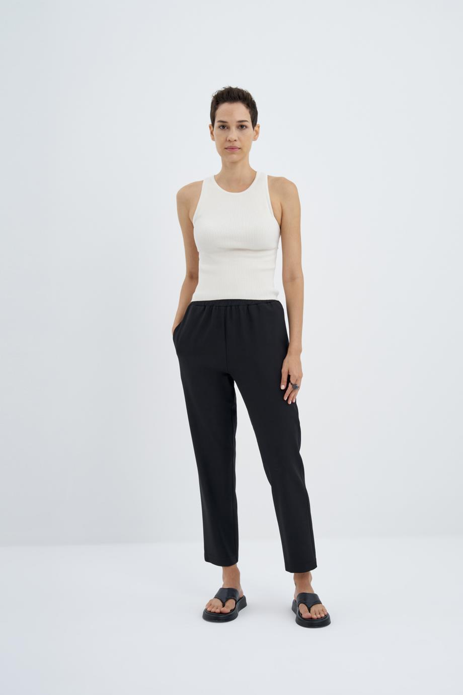 Pull-on Flowy Trousers{KATEGORİ}