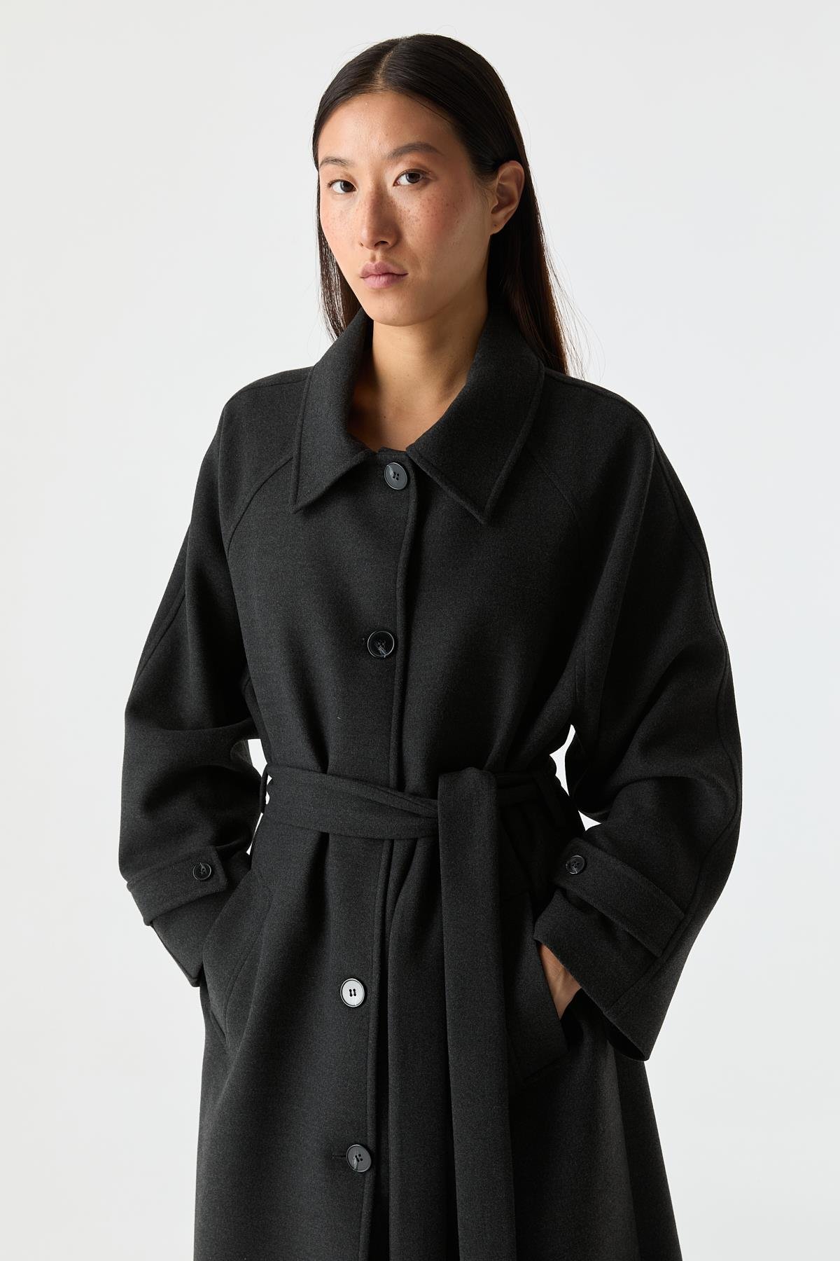 Rahat Kalıp Reglan Palto GRİ{KATEGORİ}