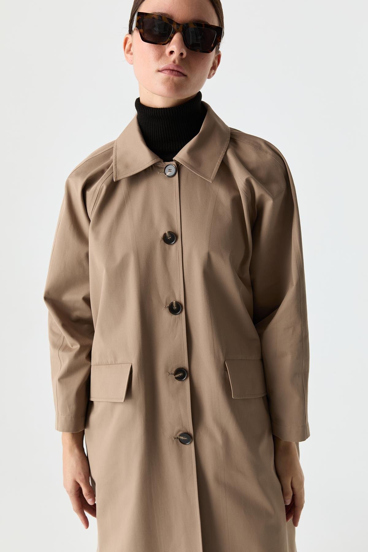 Relax Fit Trençkot{KATEGORİ}