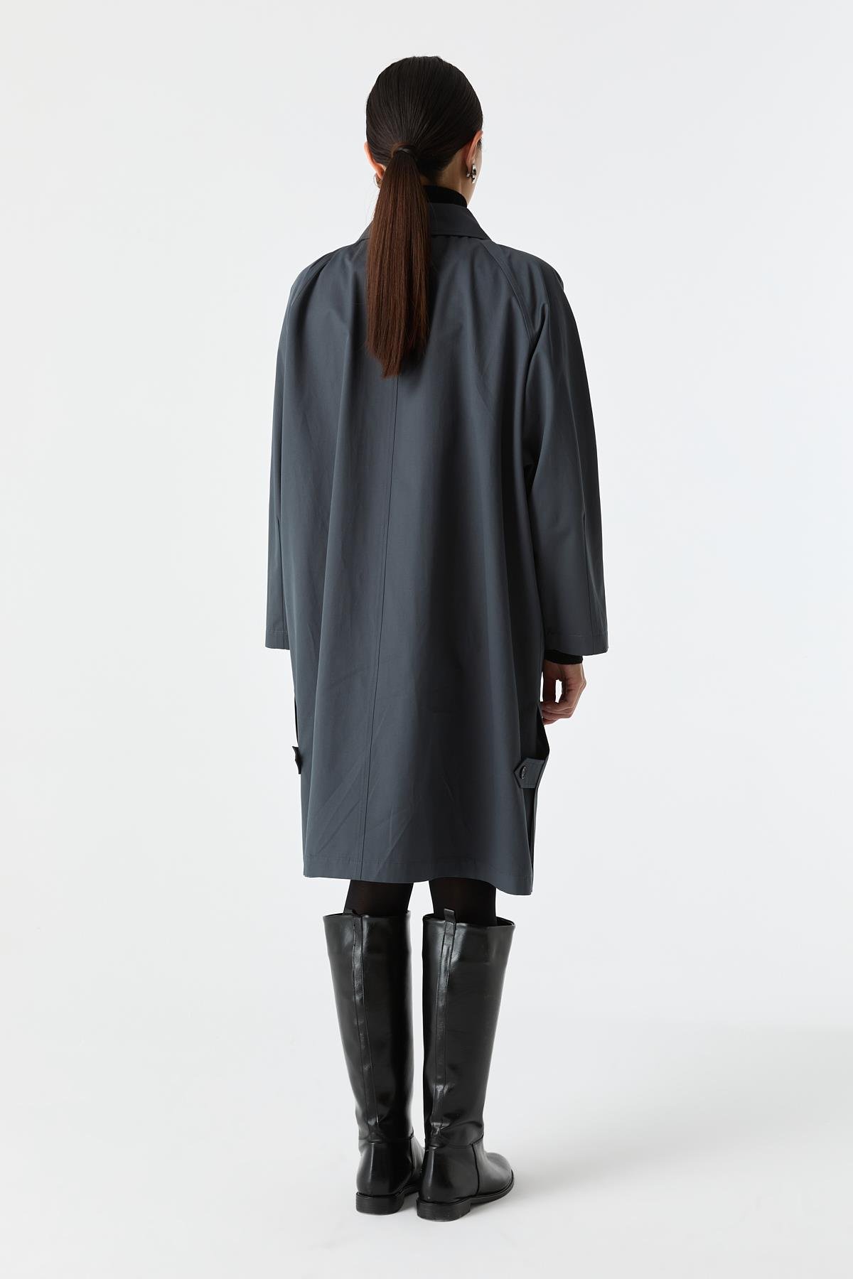 Relax Fit Trençkot{KATEGORİ}