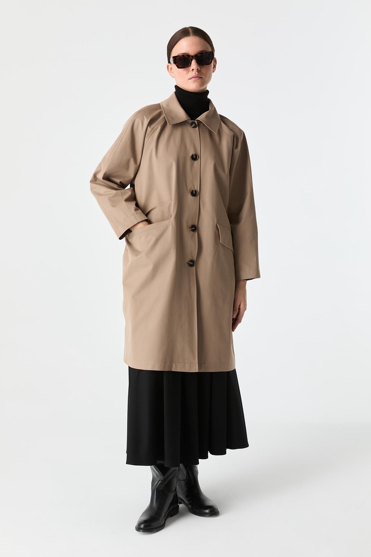 Relax Fit Trençkot{KATEGORİ}