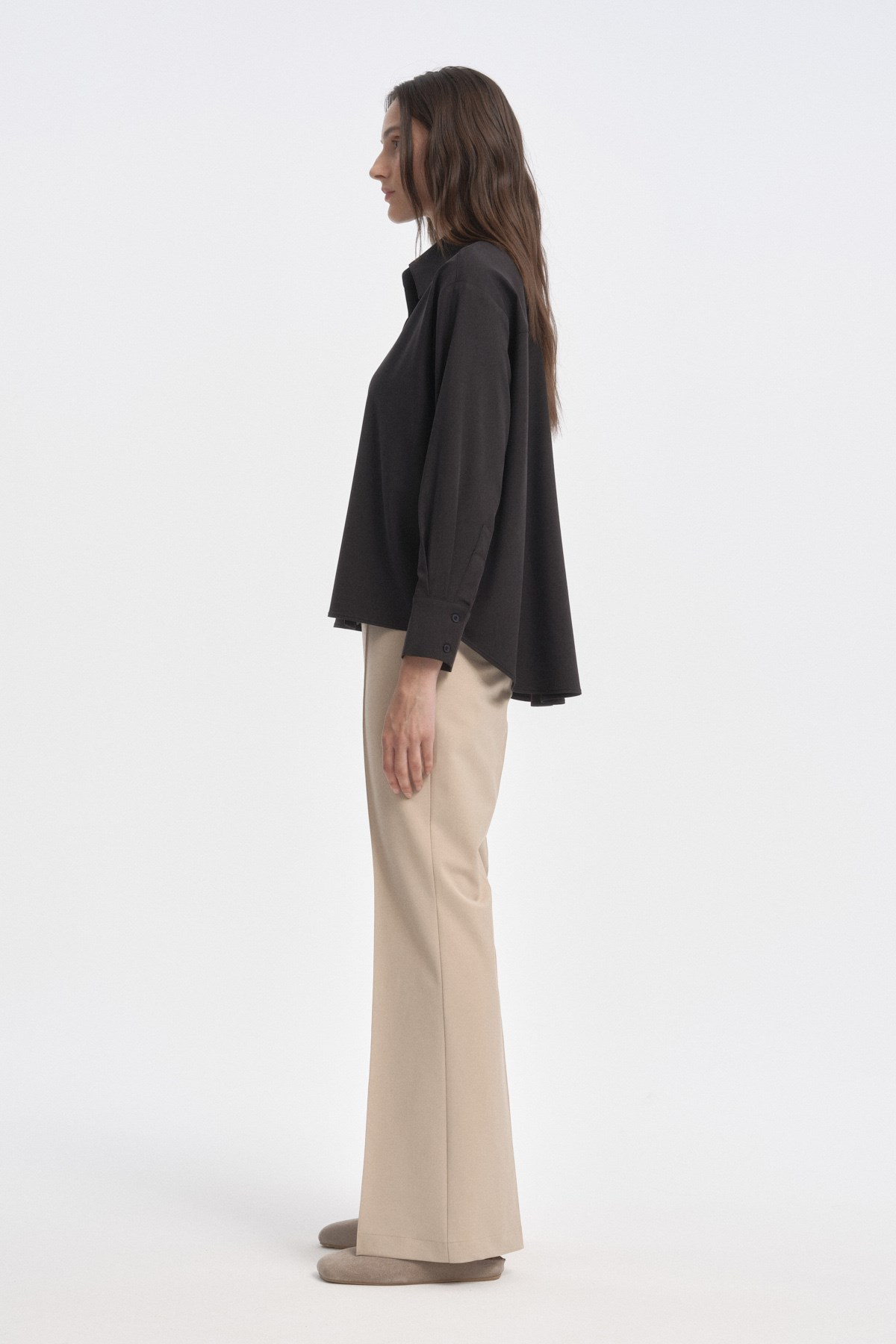 Relaxed Fit Gömlek SİYAH{KATEGORİ}