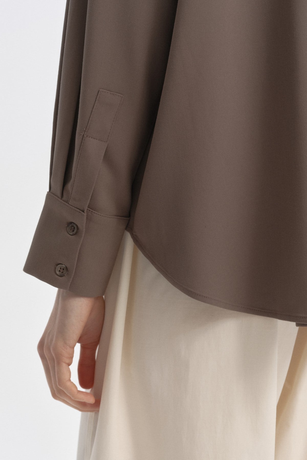 Relaxed Fit Gömlek VİZON{KATEGORİ}