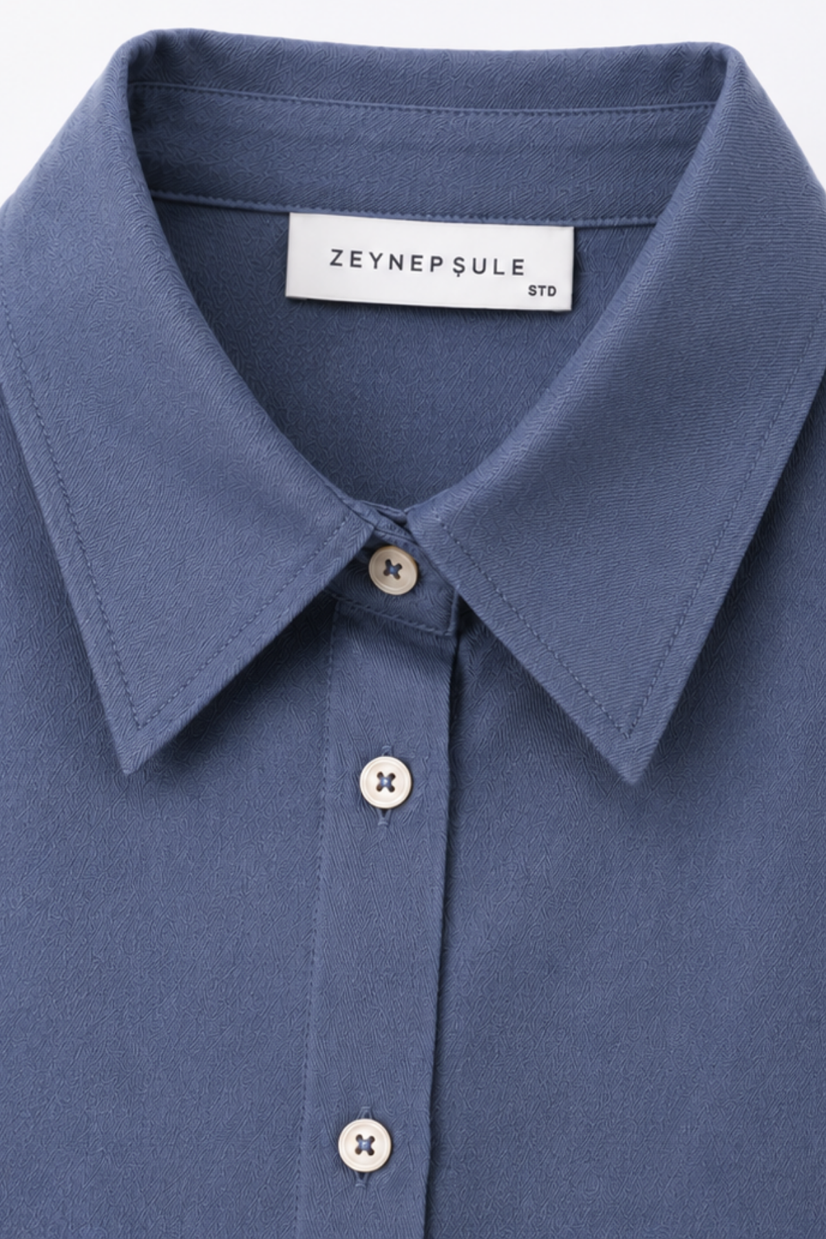 Relaxed Fit Uzun Gömlek KOYU INDIGO{KATEGORİ}