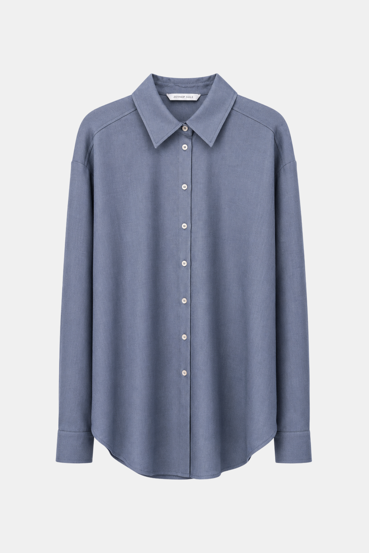 Relaxed Fit Uzun Gömlek KOYU INDIGO{KATEGORİ}