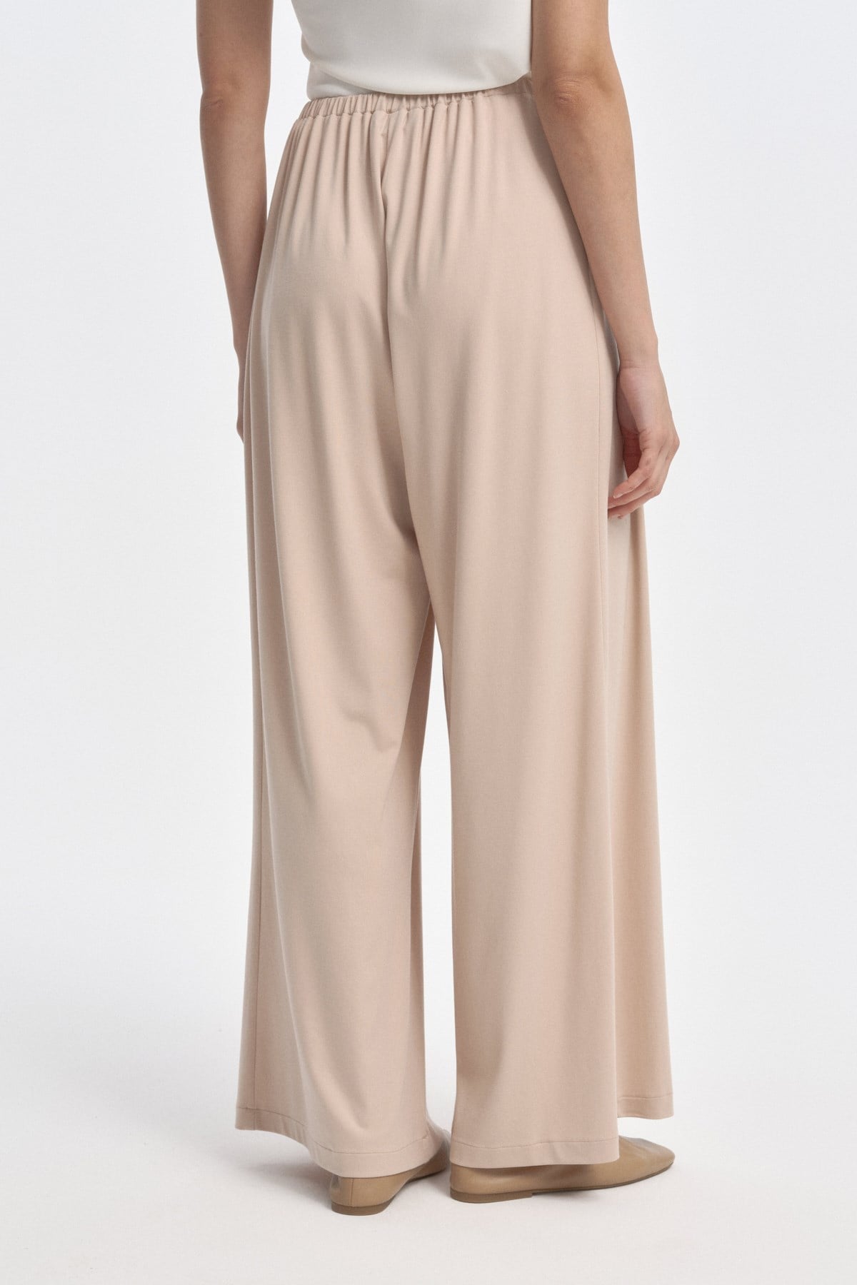 Soft Dokulu Pilili Pantolon BEJ{KATEGORİ}