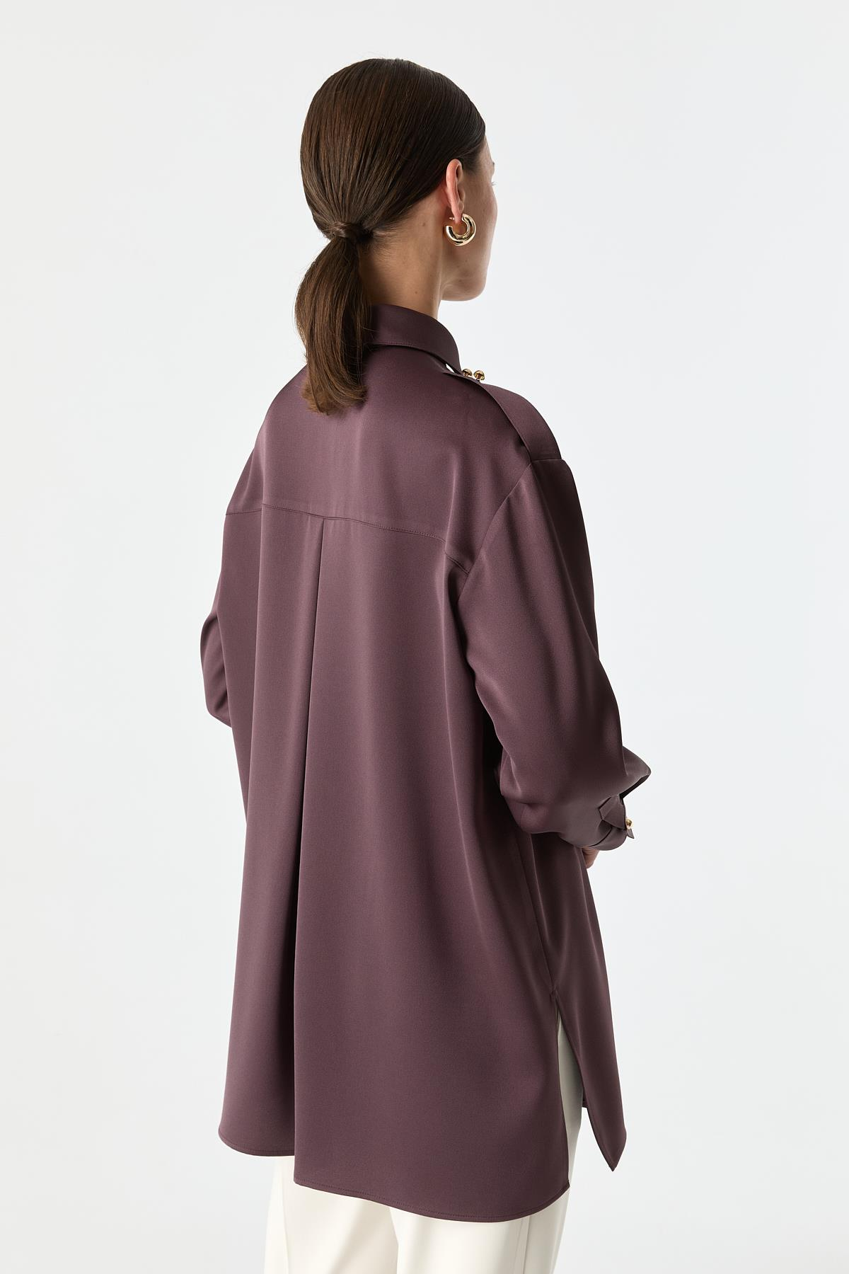 Utility Saten Gömlek İNCİR{KATEGORİ}