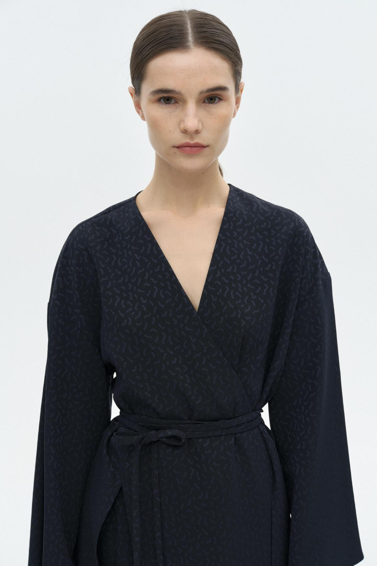 Viskon Kimono Takım LACİVERT{KATEGORİ}