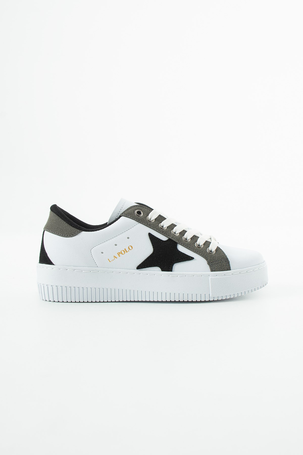 Beyaz Füme Erkek Sneaker