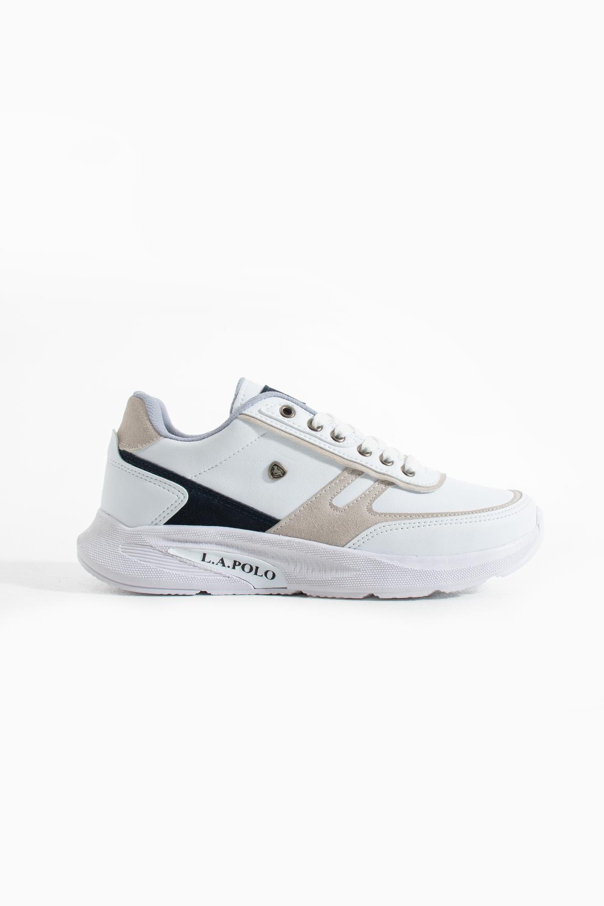 Beyaz Lacivert Günlük Erkek Sneaker