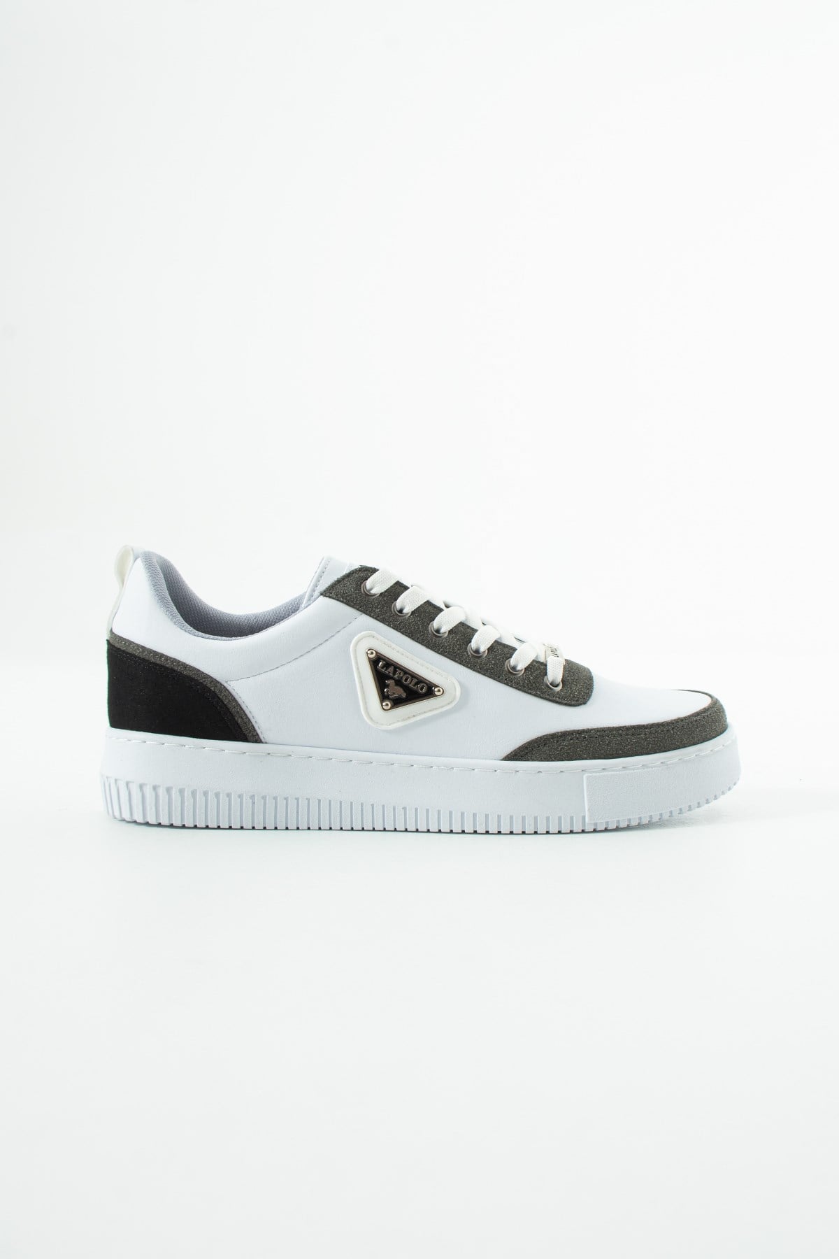 Kalın Taban Beyaz Füme Erkek Sneaker