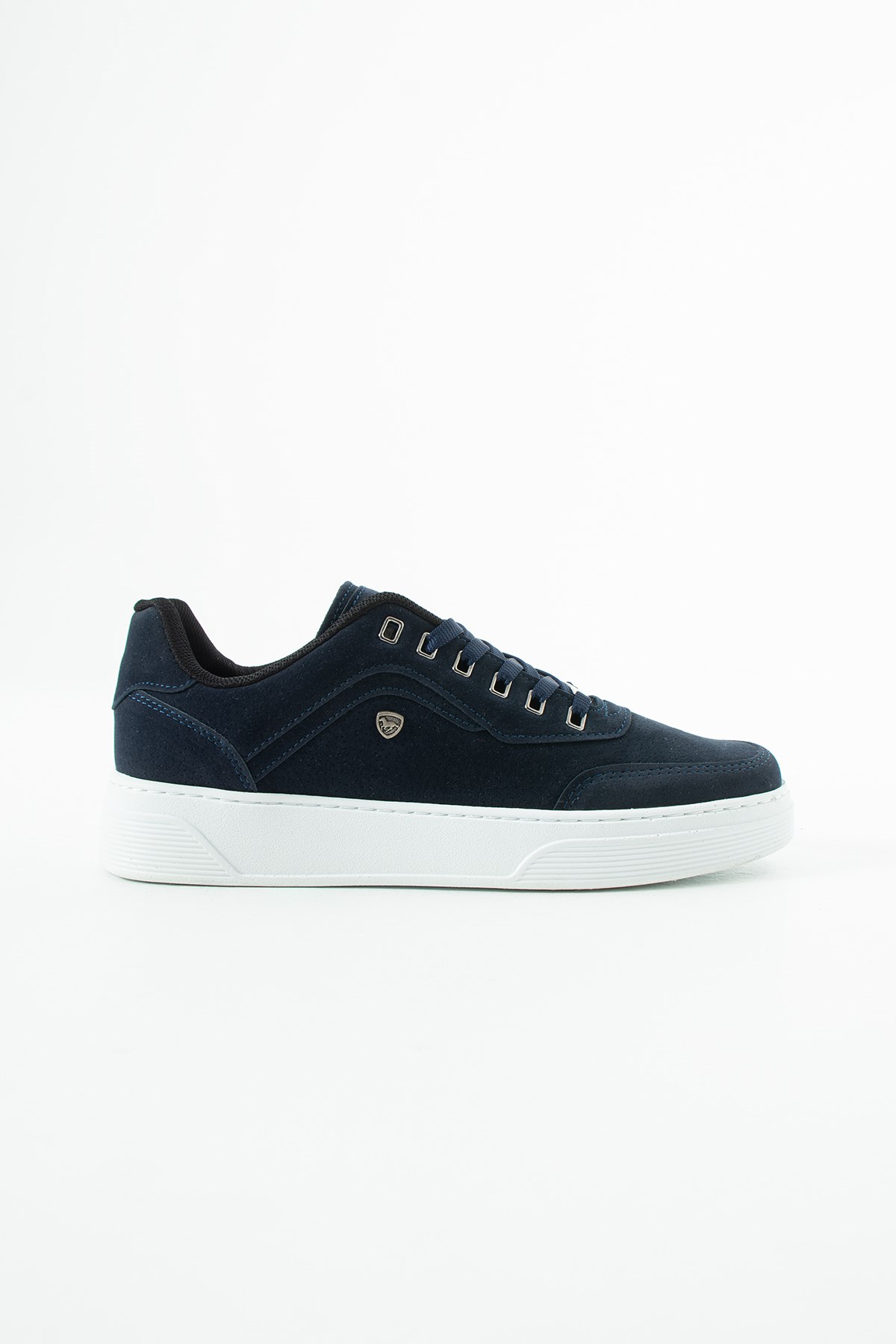 Lacivert Beyaz Süet Erkek Sneaker