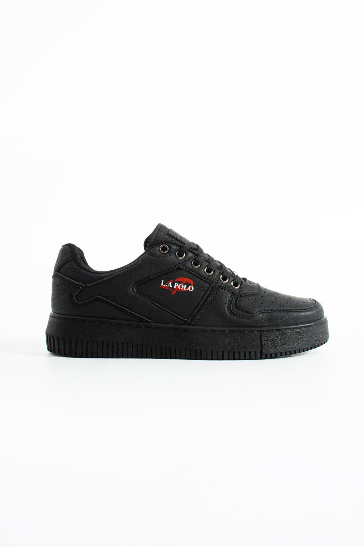 Siyah Renk Kalın Tabanlı Erkek Sneaker