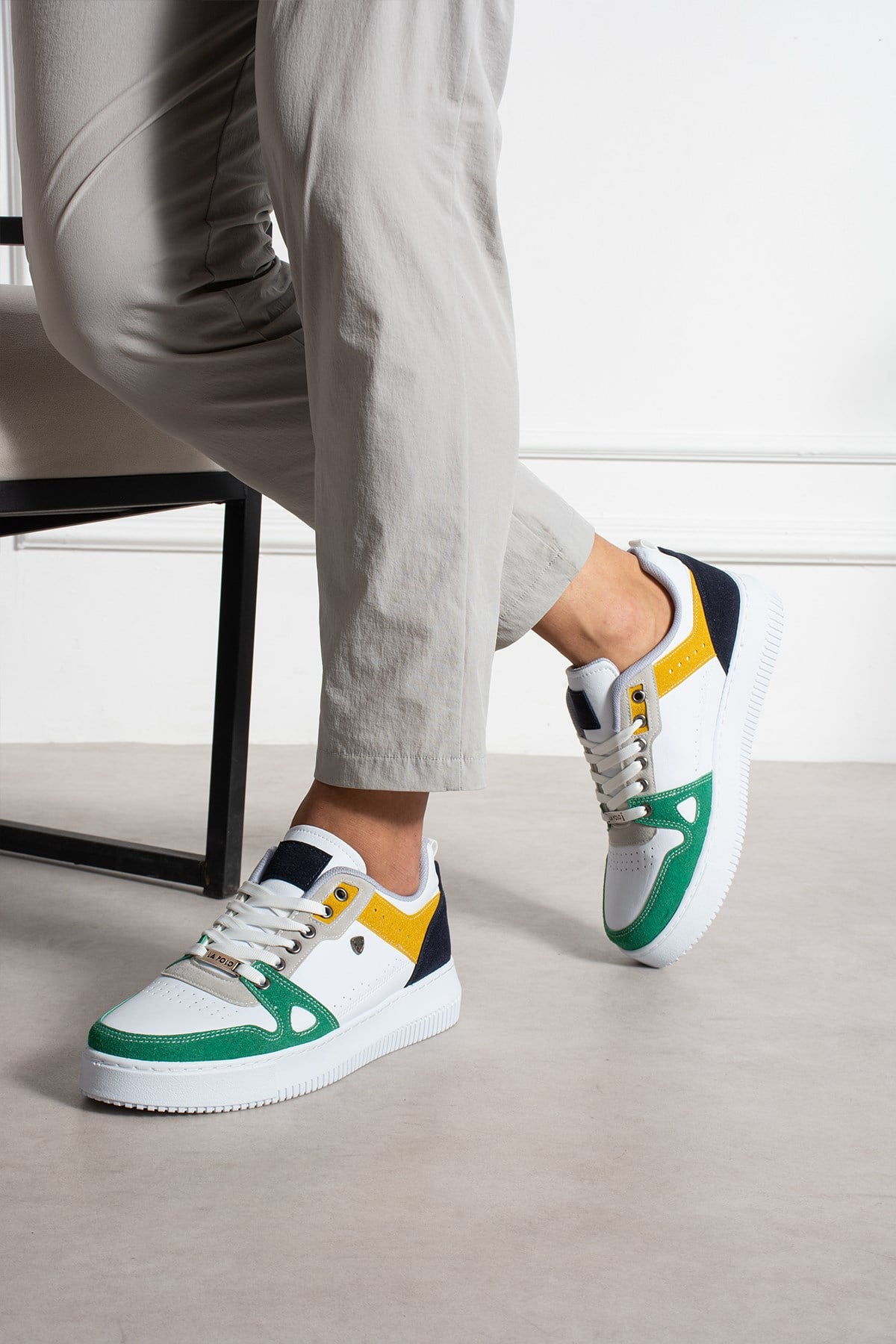  Beyaz Yeşil Erkek Sneaker